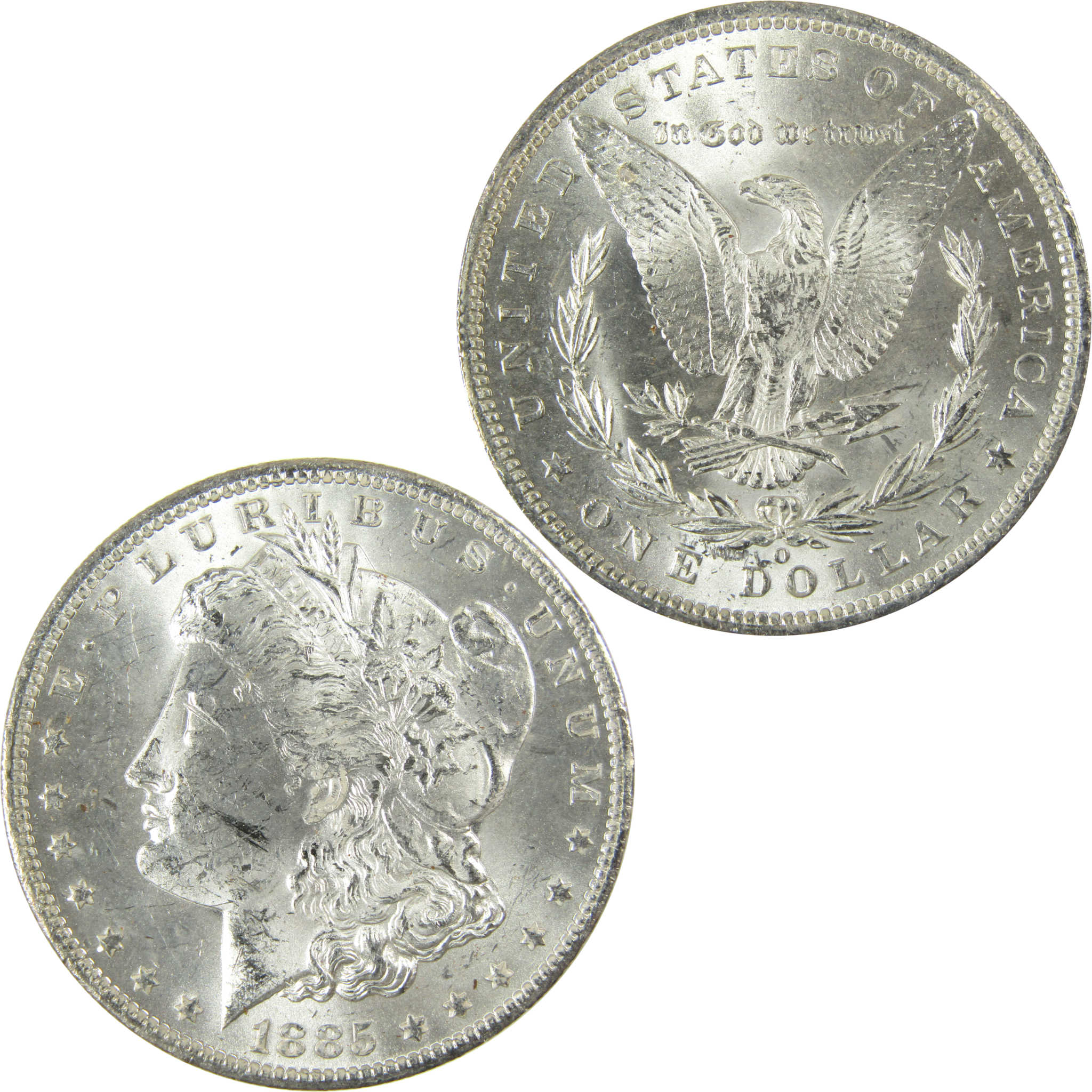 1885 O Morgan Silver Dollar Uncirculated Mint State $1 Coin SKU:I27464