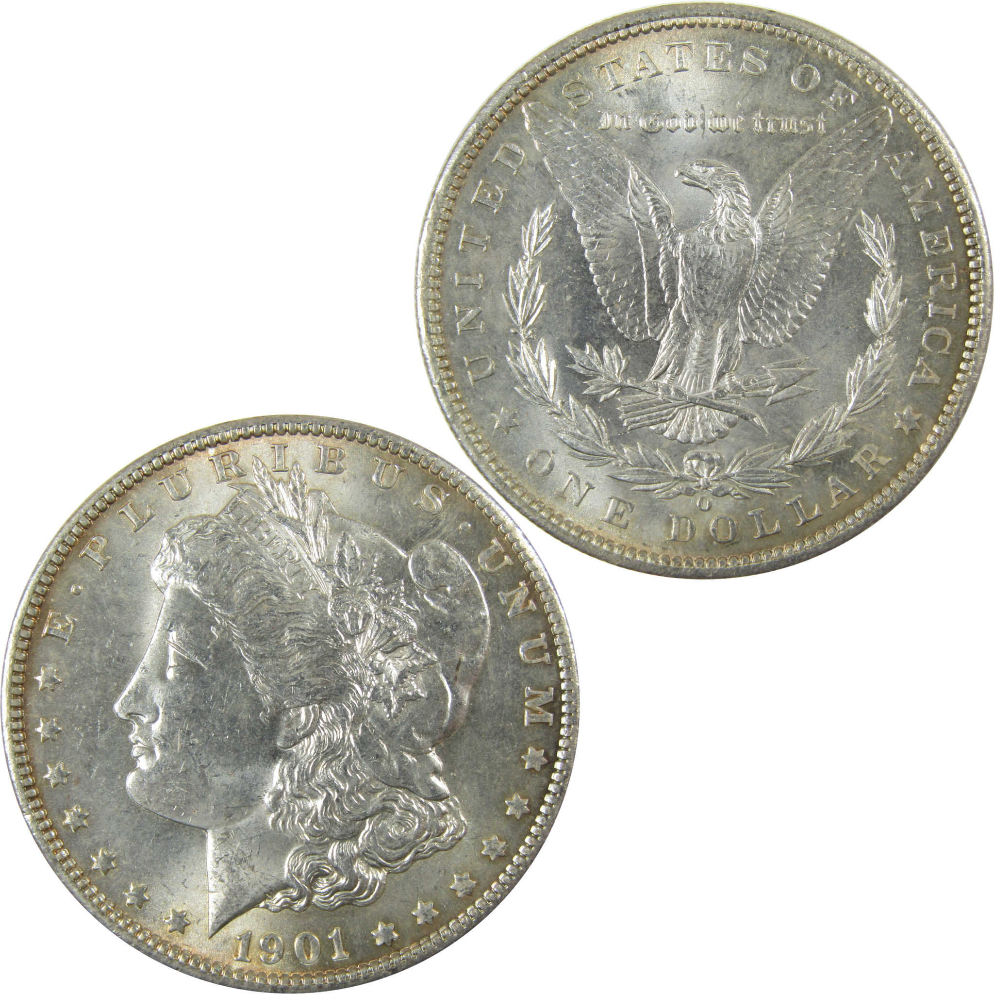 1901 O Morgan Silver Dollar Uncirculated Mint State $1 Coin SKU:I27798