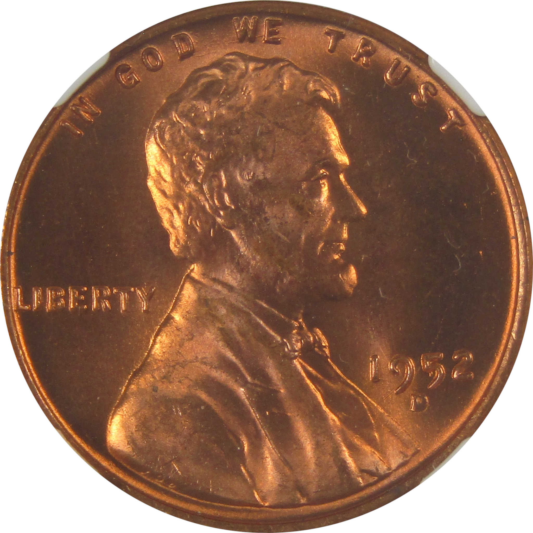 1952 D Lincoln Wheat Cent MS 66 RD NGC Penny Uncirculated SKU:I22642
