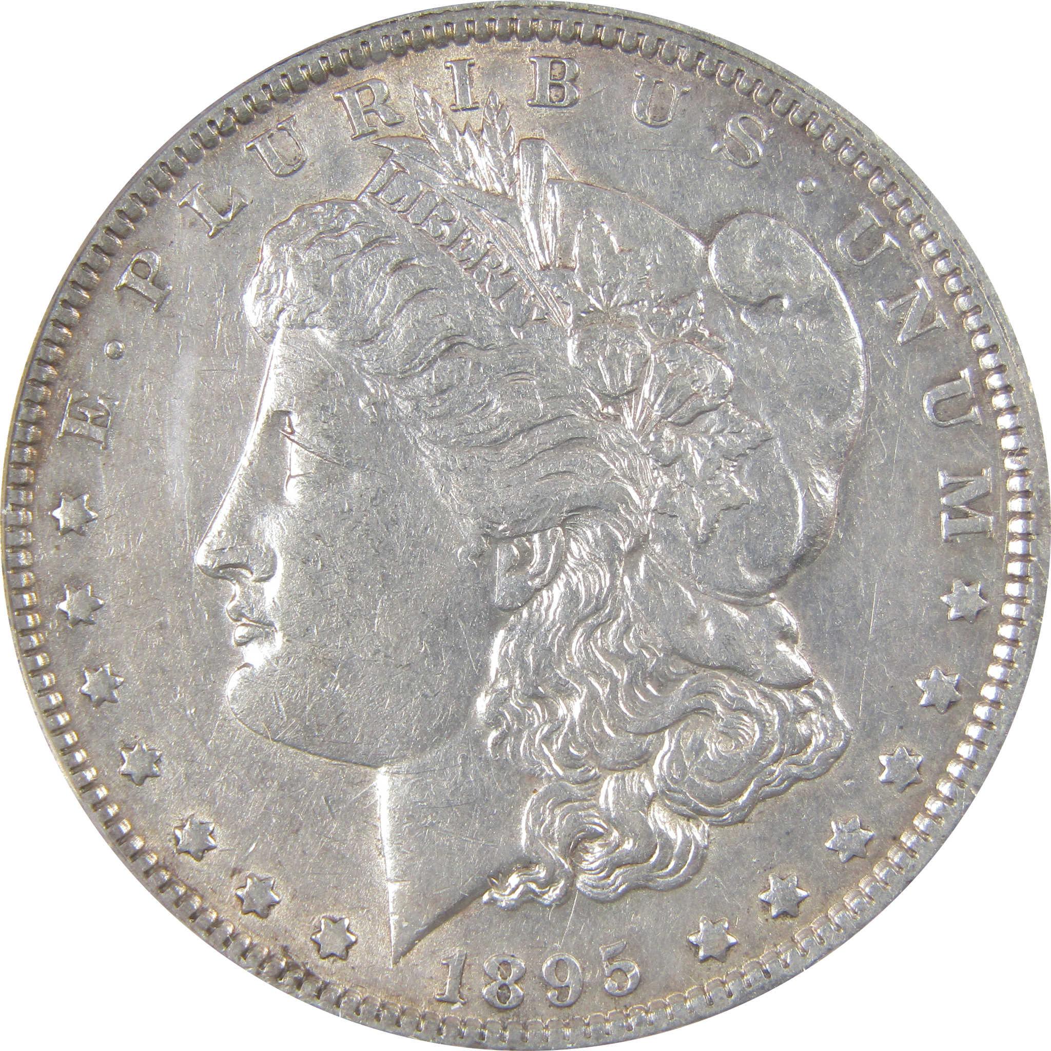 1895 O Morgan Silver Dollar AU 50 Details ANACS $1 Coin SKU:I25419 - Morgan coin - Morgan silver dollar - Morgan silver dollar for sale - Profile Coins &amp; Collectibles