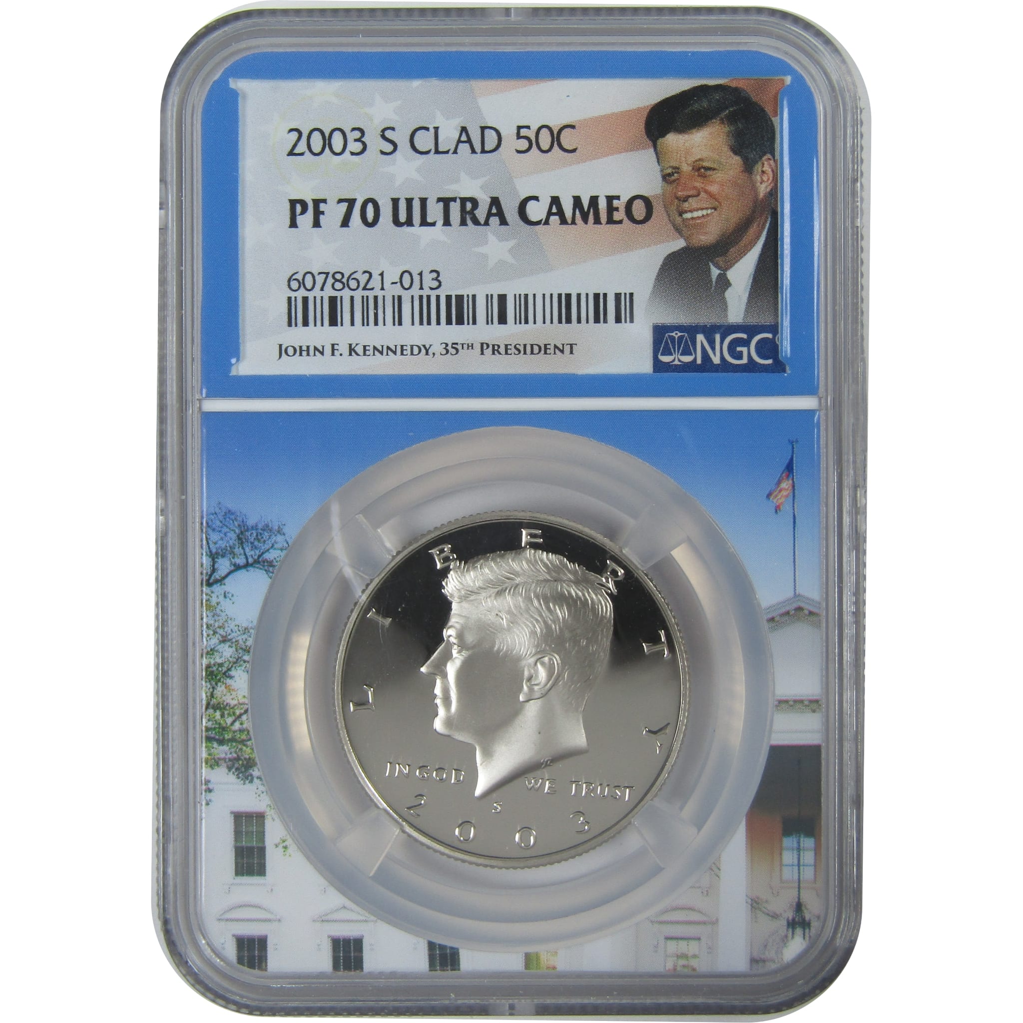 2003 S Kennedy Half Dollar PF 70 UCAM NGC Clad 50c Proof SKU:CPC9081