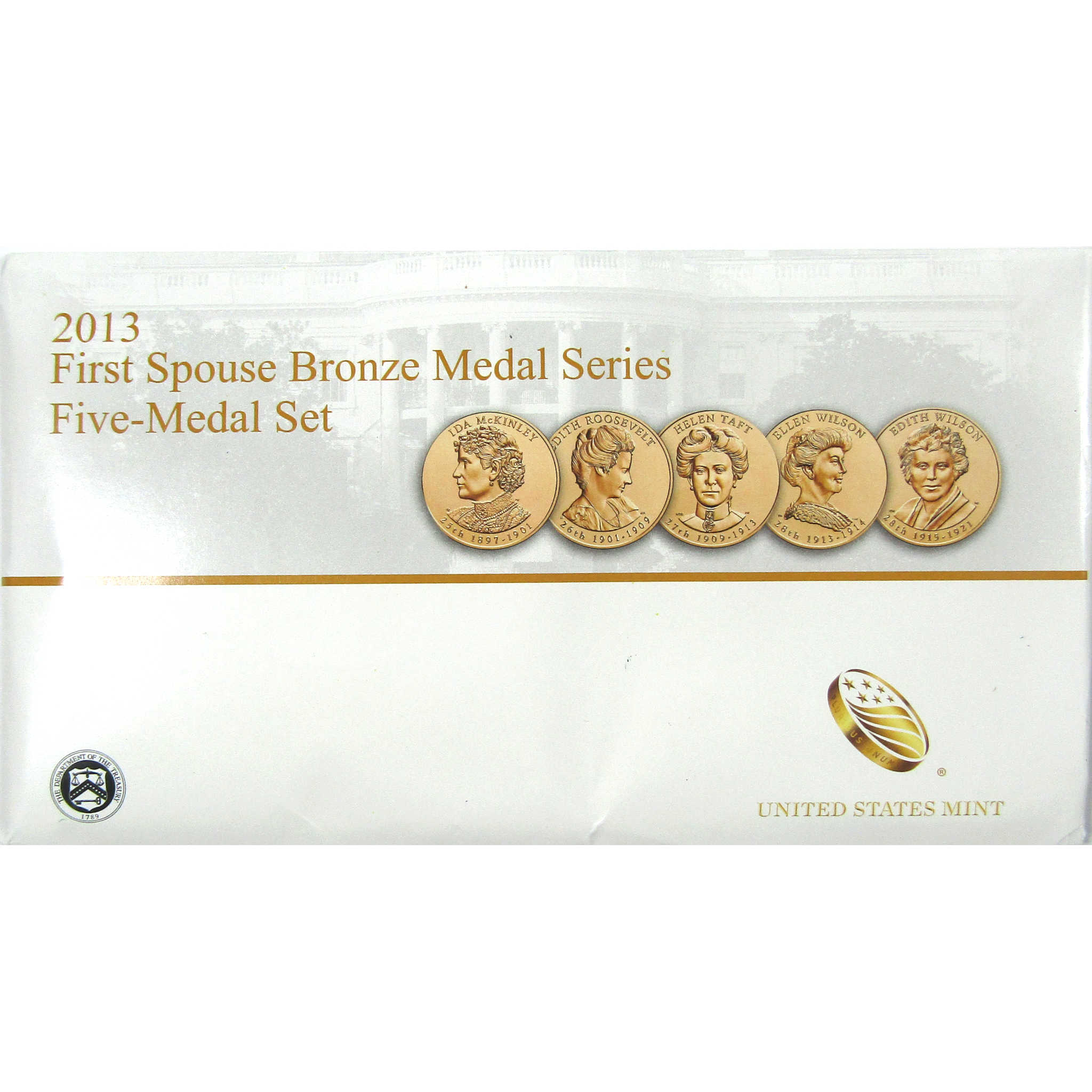 2013 First Spouse Bronze Medal Series 5 Piece Set SKU:CPC8983