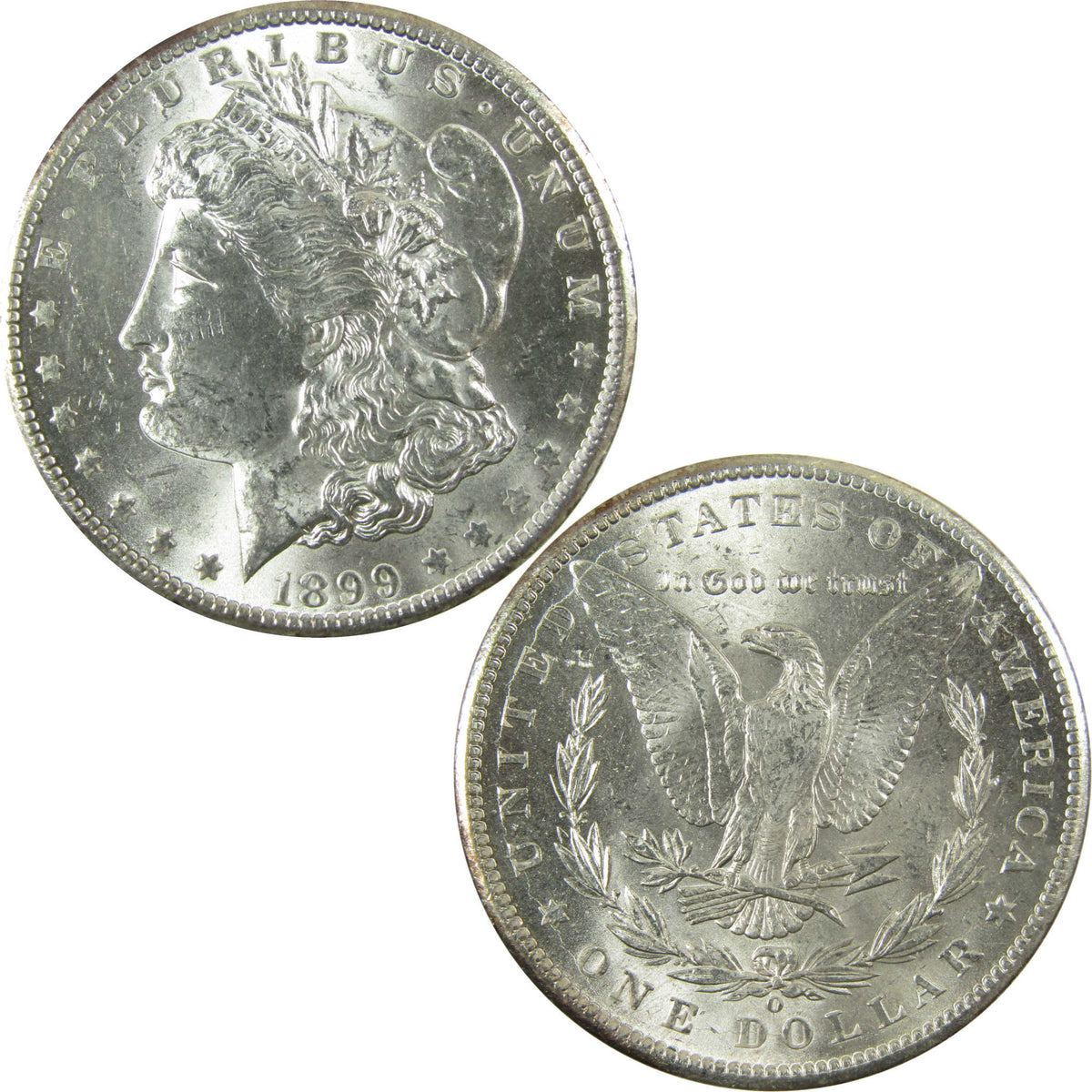 1899 O Morgan Silver Dollar Uncirculated Details $1 Coin SKU:CP1699 - Morgan coin - Morgan silver dollar - Morgan silver dollar for sale - Profile Coins &amp; Collectibles