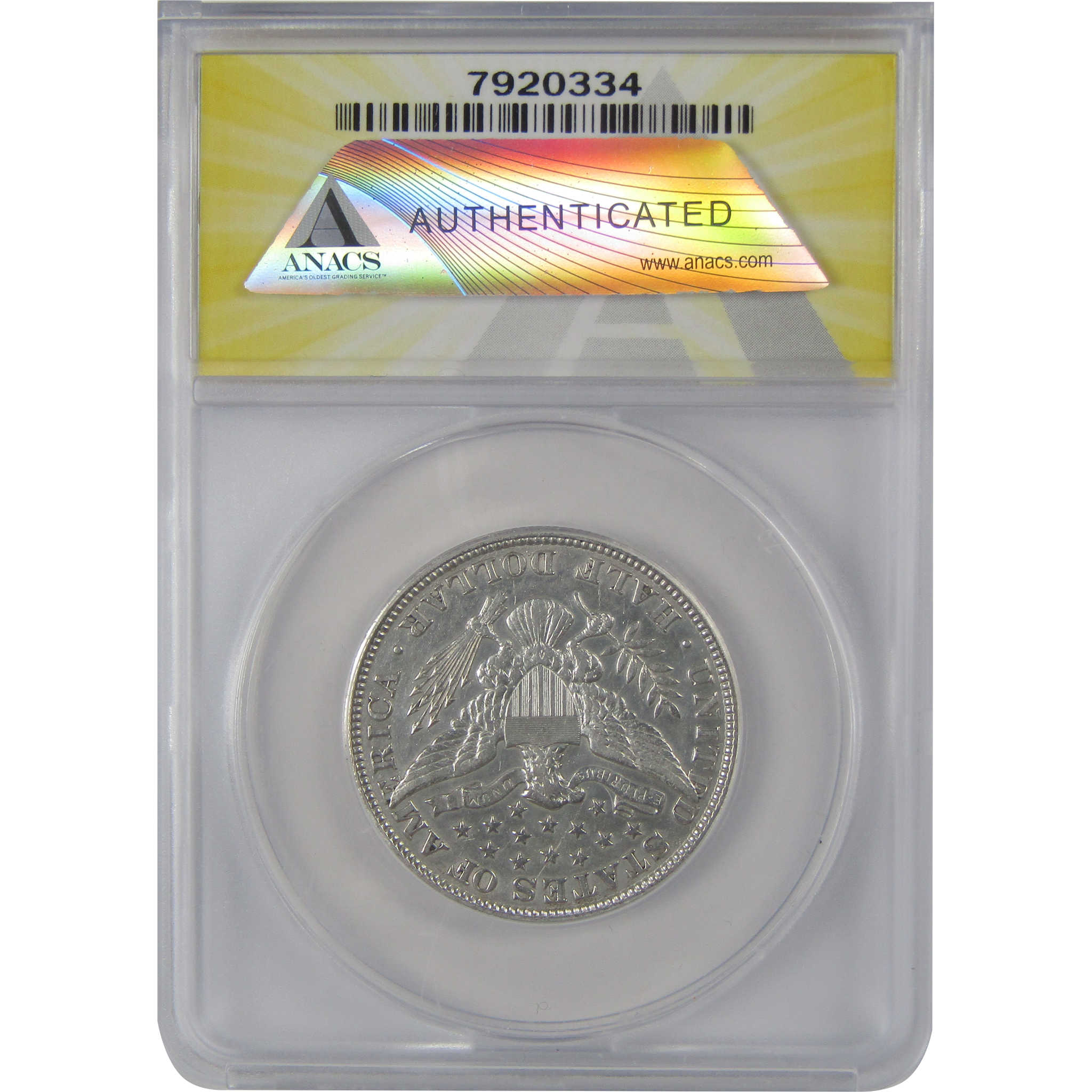 1906 Barber Half Dollar AU 50 Details ANACS Silver 50c Coin SKU:CP129