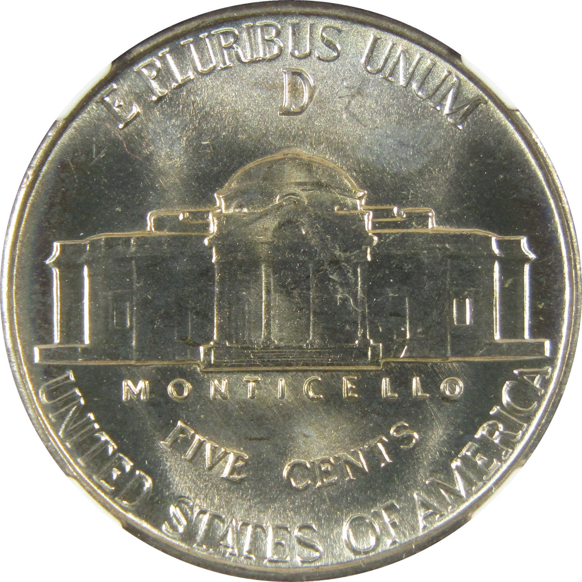 1943 D Jefferson Wartime Silver Nickel MS 67 6FS NGC Coin SKU:I28716