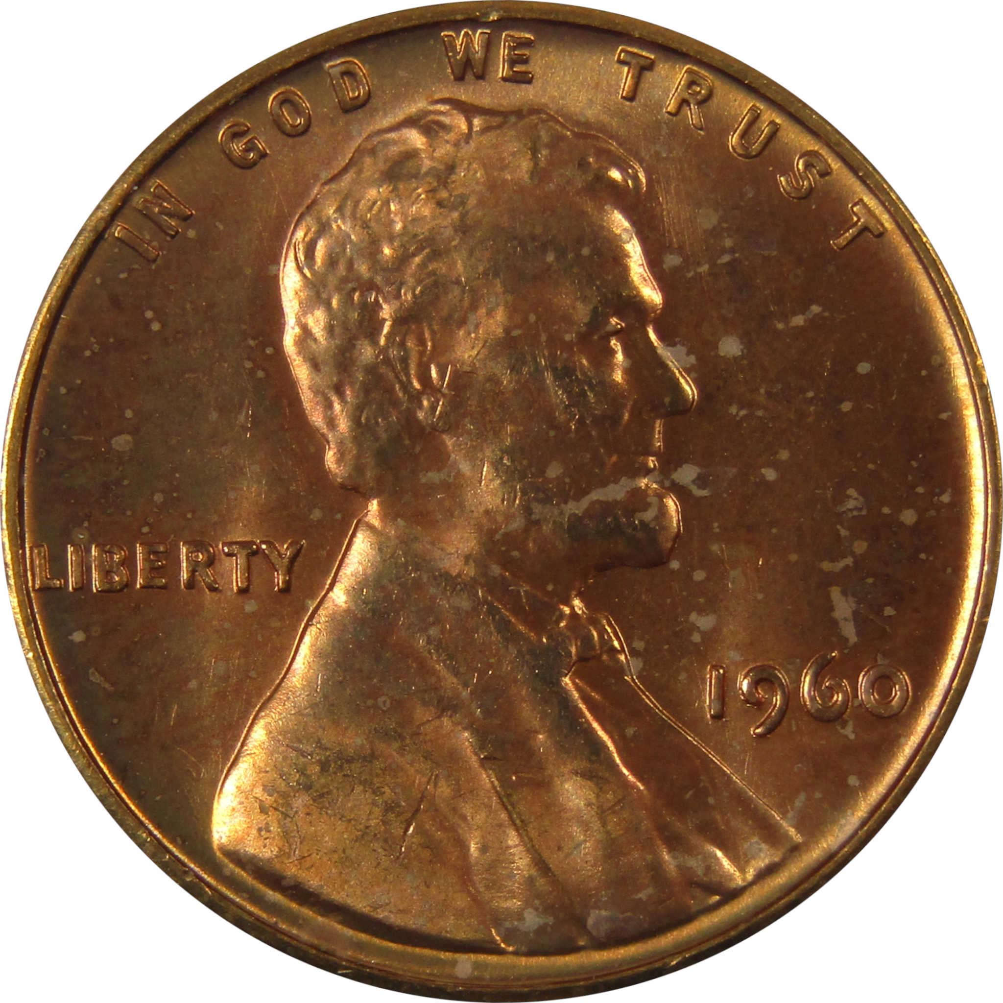 1960 Small Date Lincoln Memorial 1c Uncirculated Mint State SKU:I26595