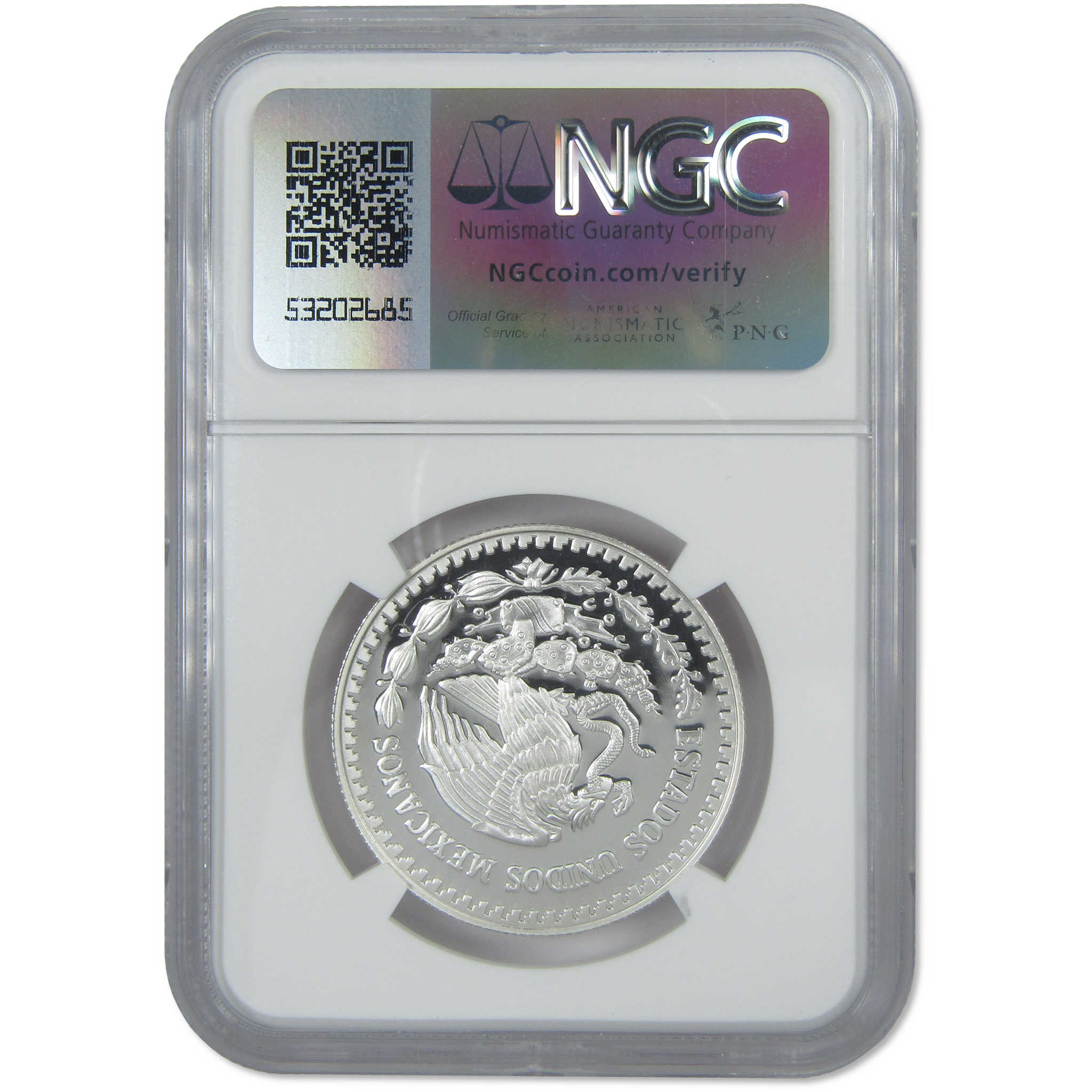 2001 Mo Mexican Libertad PF 69 NGC 1/2 oz Silver Proof SKU:CPC6847