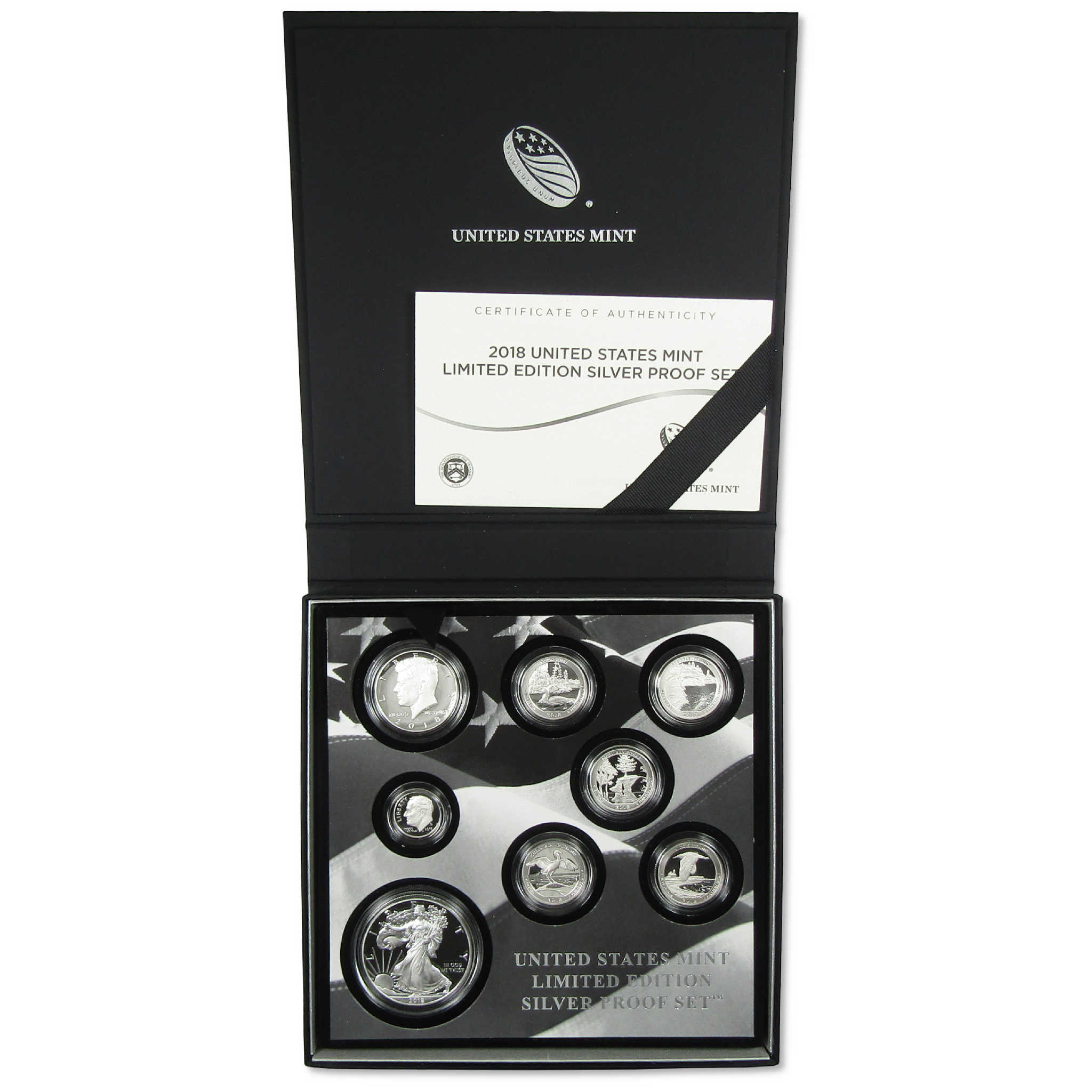 2018 U.S. Mint Limited Edition Silver Proof Set OGP COA SKU:CPC2786