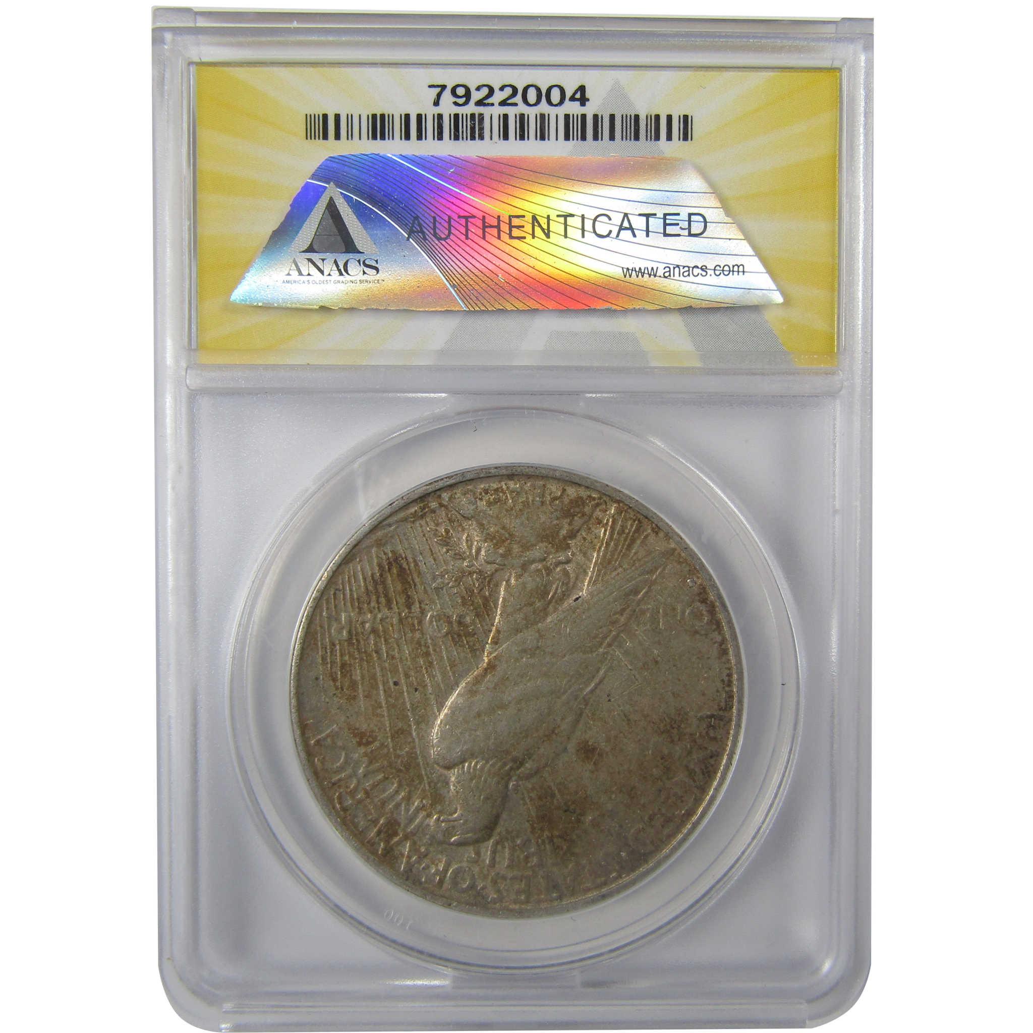 1935 S Peace Silver Dollar EF 45 ANACS $1 Coin SKU:I25024