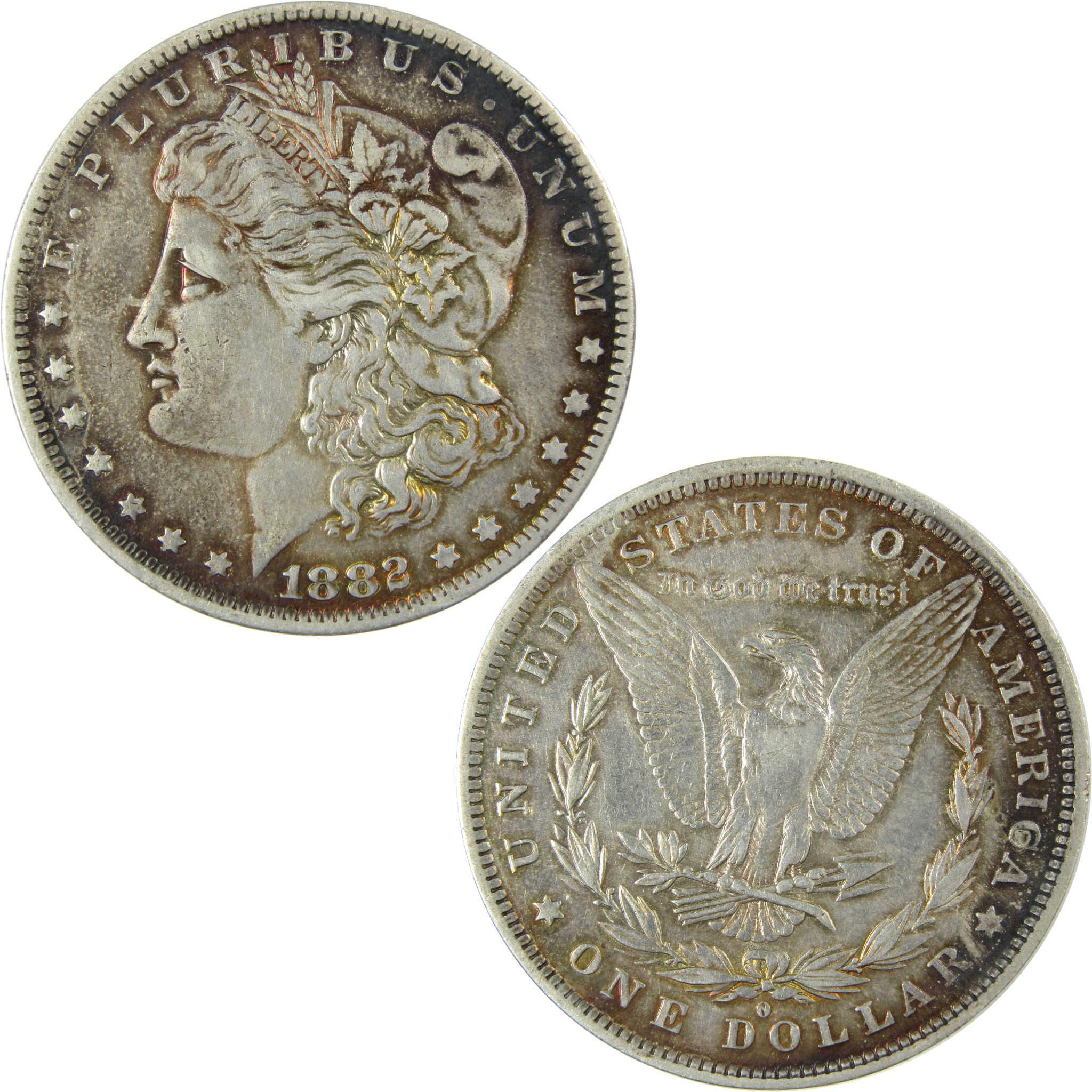 1882 O/S Morgan Silver Dollar VF Very Fine Details $1 Coin SKU:CP665 - Morgan coin - Morgan silver dollar - Morgan silver dollar for sale - Profile Coins &amp; Collectibles
