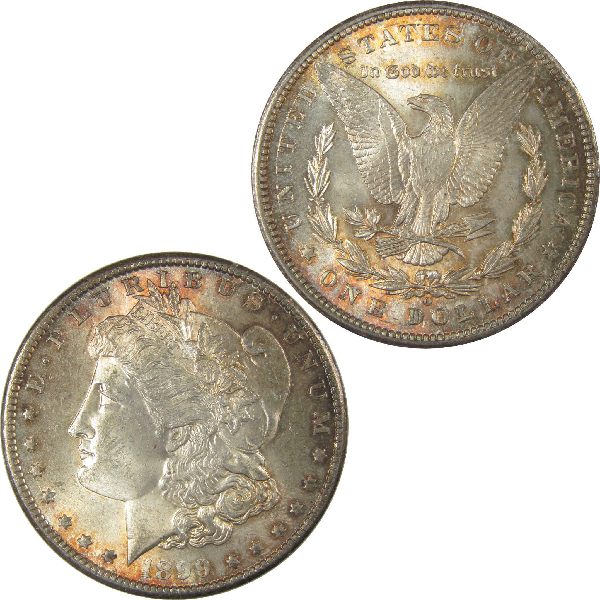 1899 O Morgan Dollar Uncirculated Silver $1 Coin Toned SKU:CPC1000