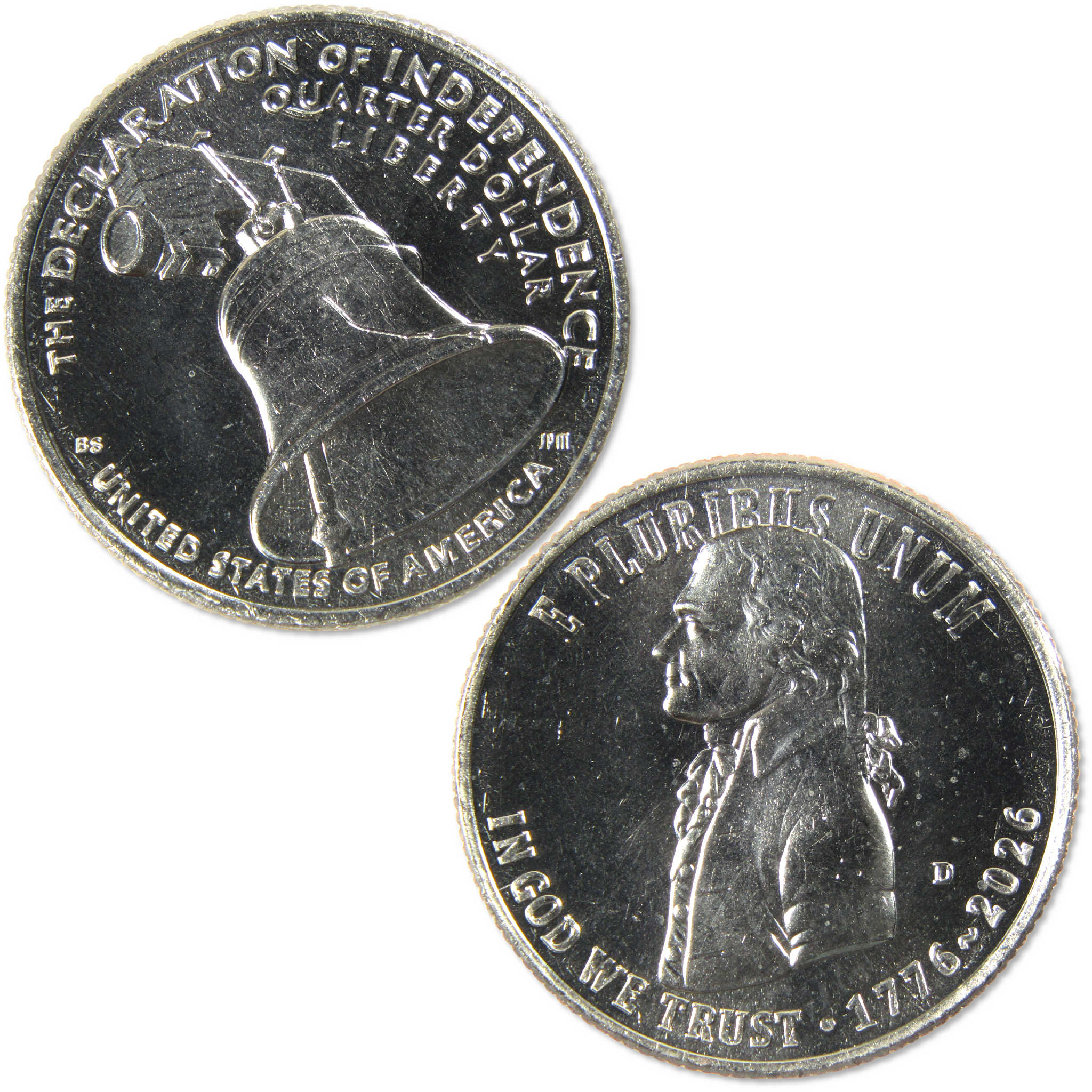 2026 D Declaration of Independence Quarter Clad Uncirculated 25c Coin