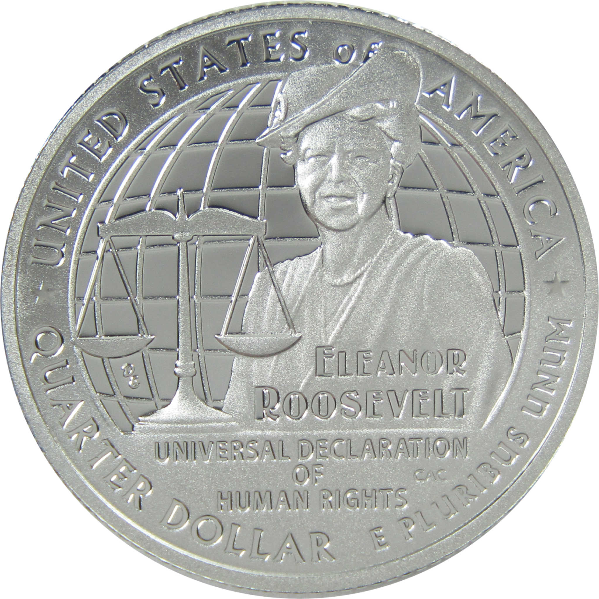 2023 S Eleanor Roosevelt American Women Quarter Proof .999 Silver