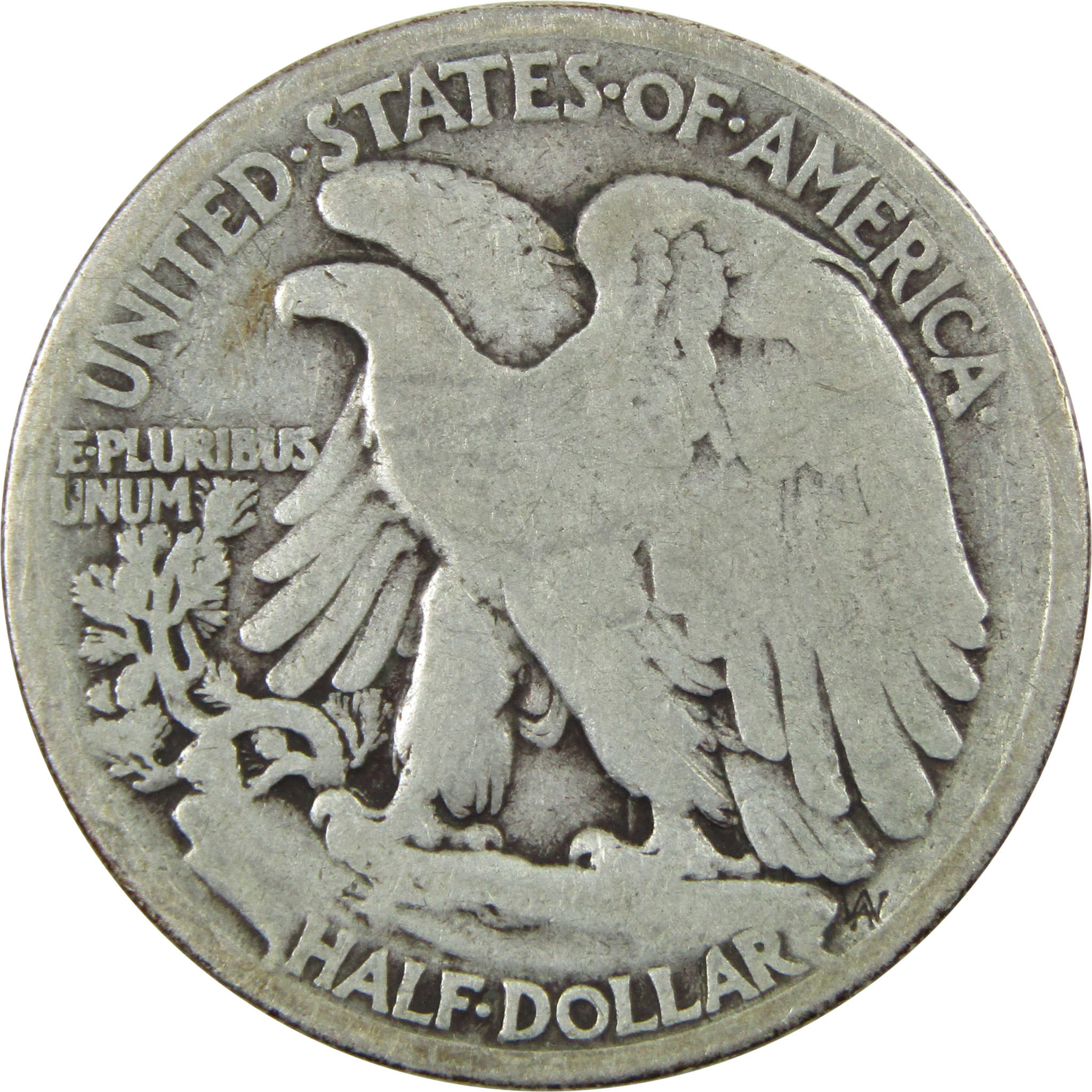 1916 S Liberty Walking Half Dollar G Good Silver 50c Coin SKU:I13839