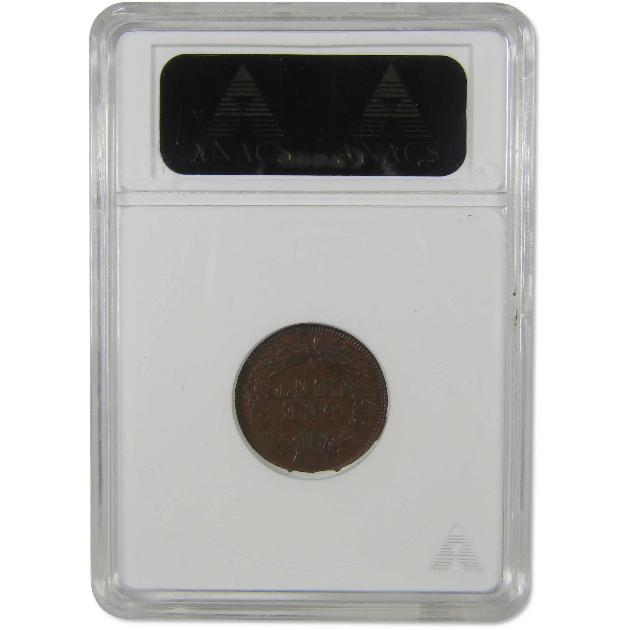 1872 Indian Head Cent AU 53 ANACS Penny 1c Coin Collectible