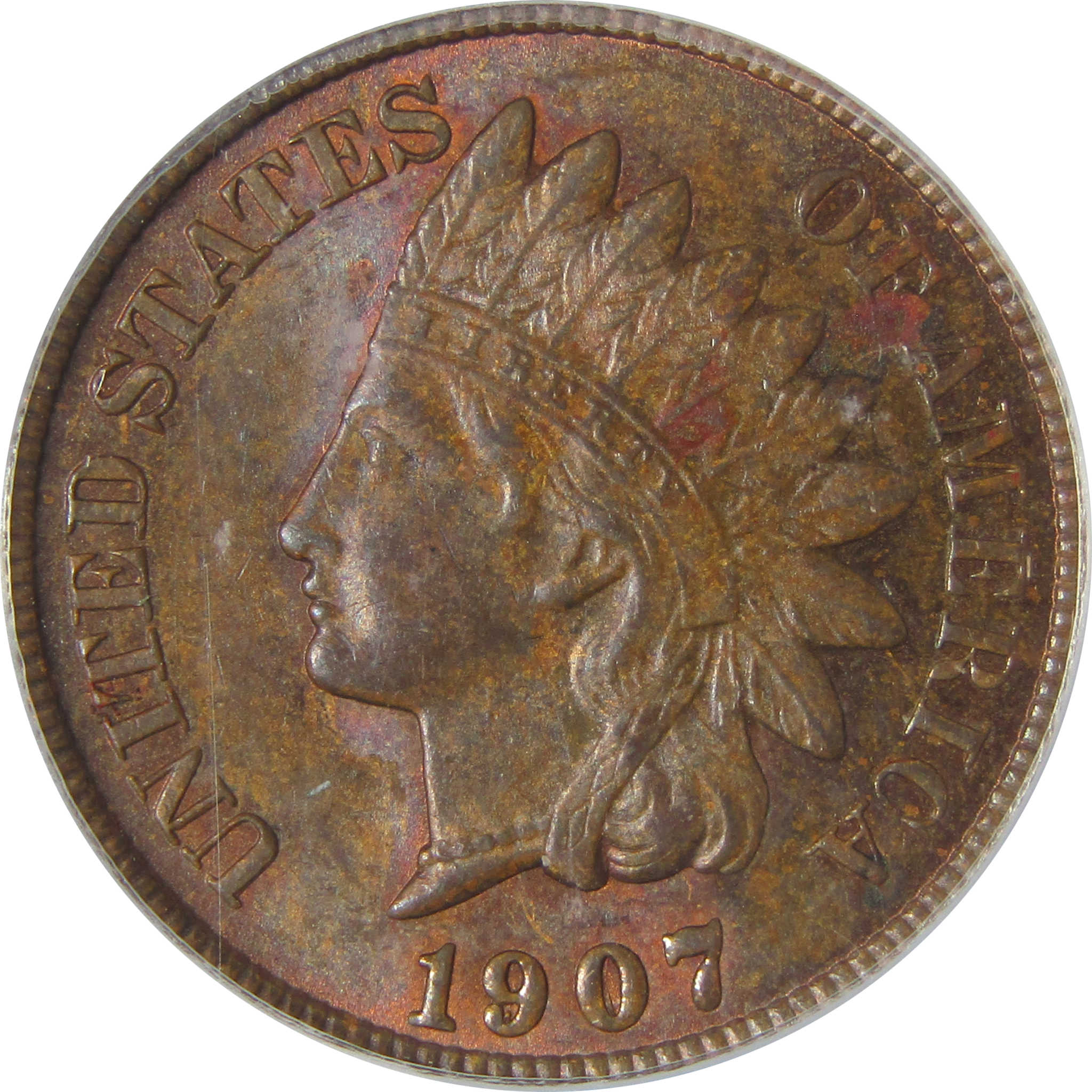 1907 Indian Head Cent MS 64 BN ICG Penny Uncirculated SKU:I22962