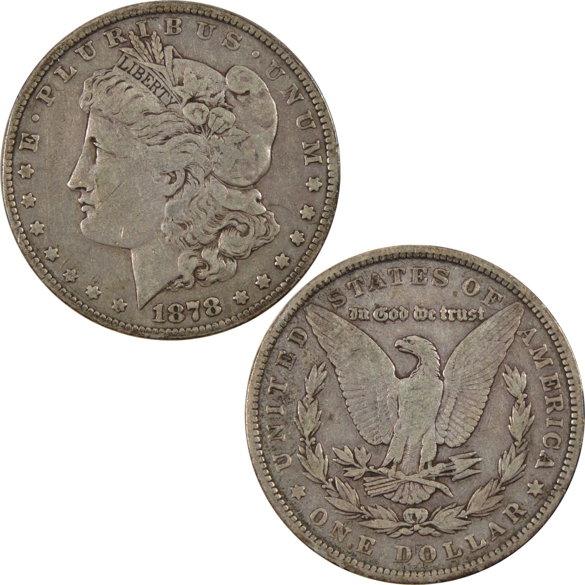 1878 7TF Rev 79 Morgan Dollar F Fine Silver $1 Coin SKU:I9157 - Morgan coin - Morgan silver dollar - Morgan silver dollar for sale - Profile Coins &amp; Collectibles