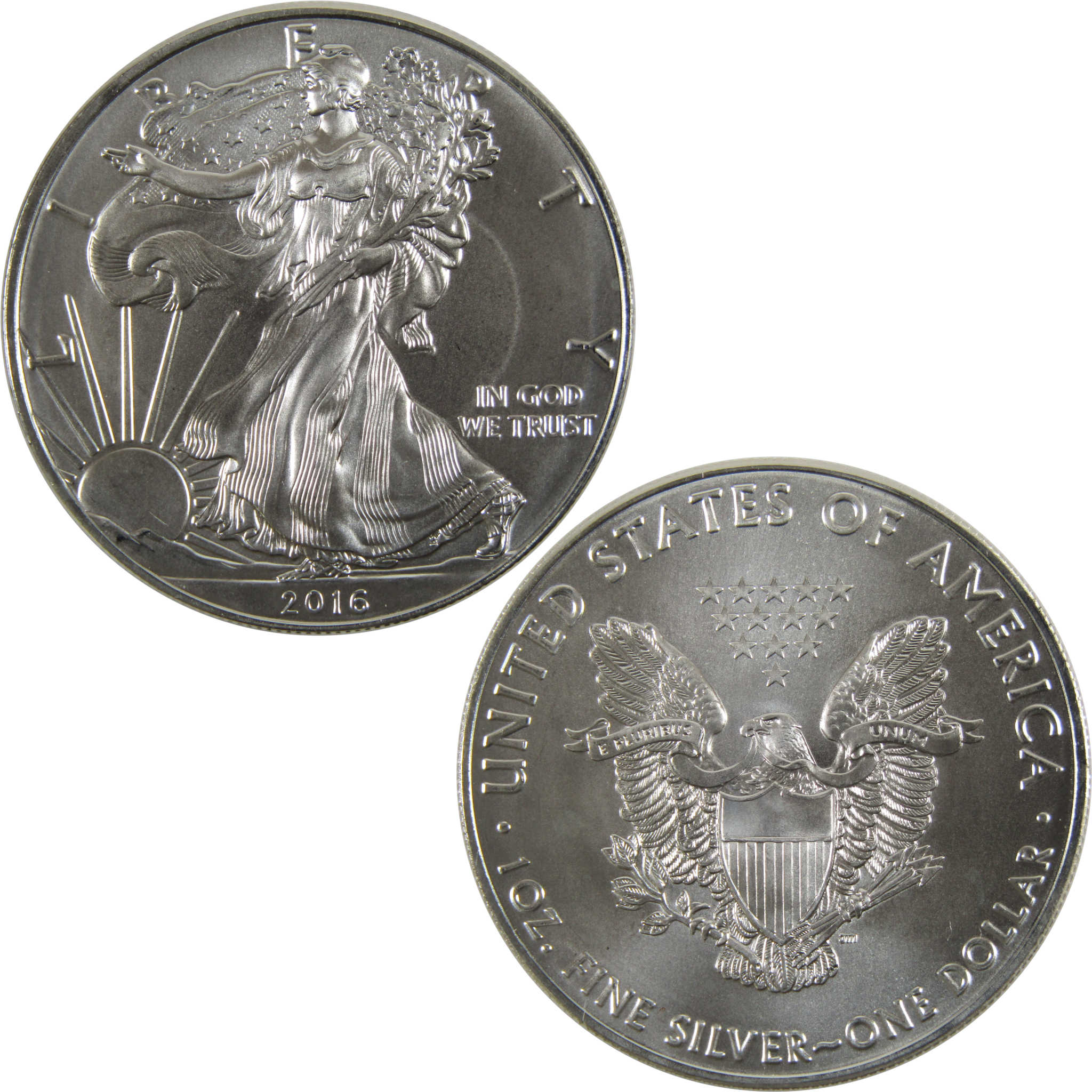 2016 American Eagle BU Uncirculated 1 oz .999 Silver Bullion $1 Coin