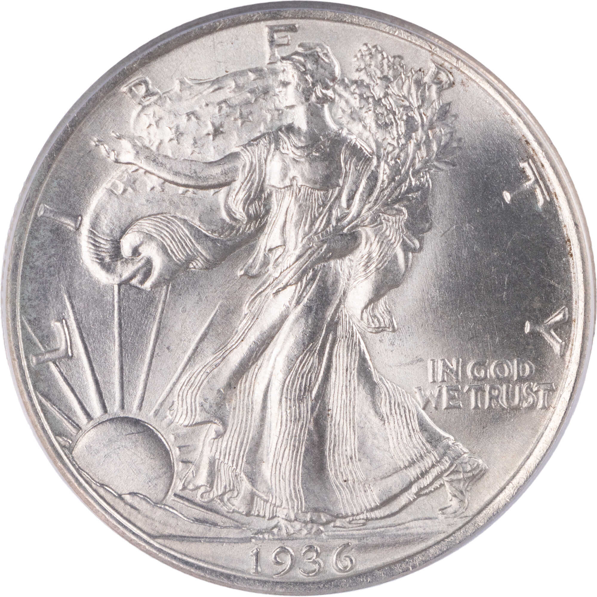 1936 Liberty Walking Half Dollar MS 65 ANACS Silver Unc SKU:I12852