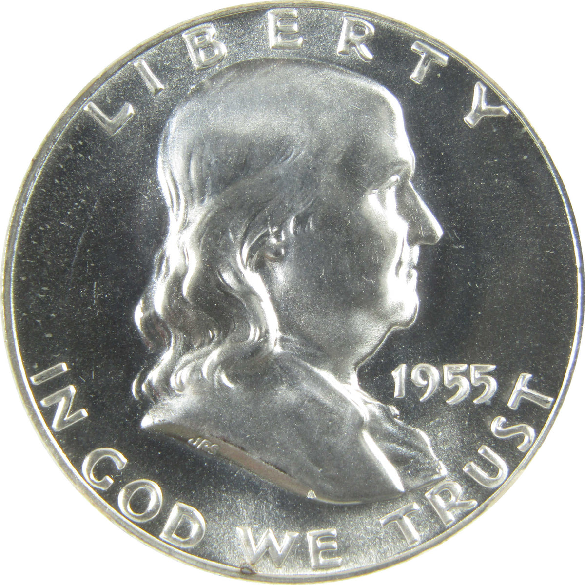 1955 Franklin Silver Half Dollar PF 68 NGC Proof 50c Coin SKU:I28797
