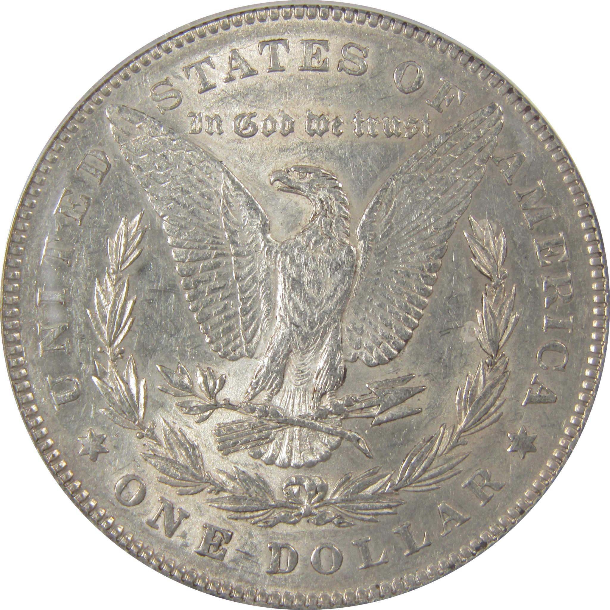 1878 7TF Rev 78 Morgan Silver Dollar AU 53 ANACS $1 Coin SKU:I24923 - Morgan coin - Morgan silver dollar - Morgan silver dollar for sale - Profile Coins &amp; Collectibles