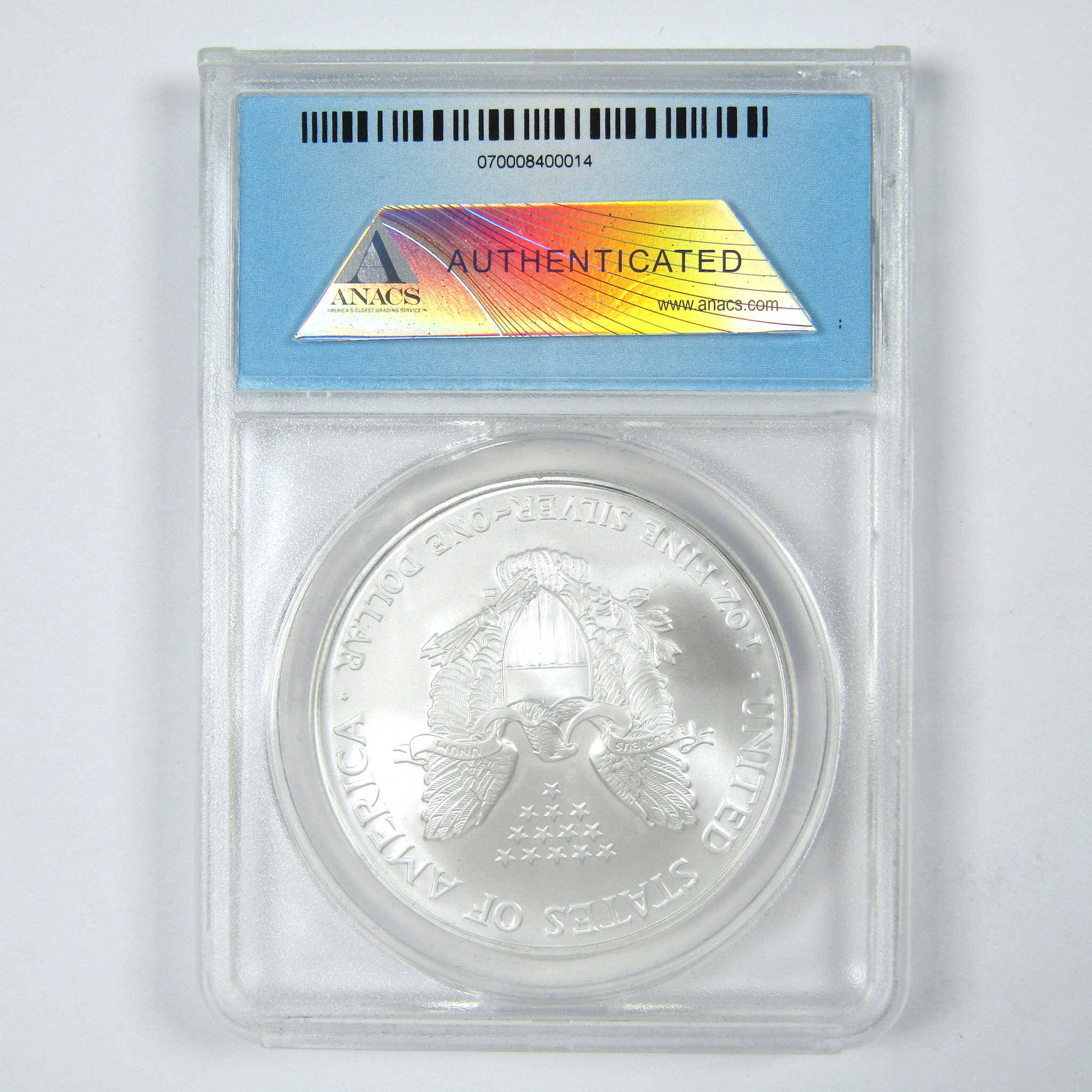 2005 American Silver Eagle MS 70 ANACS $1 Uncirculated SKU:CPC8017