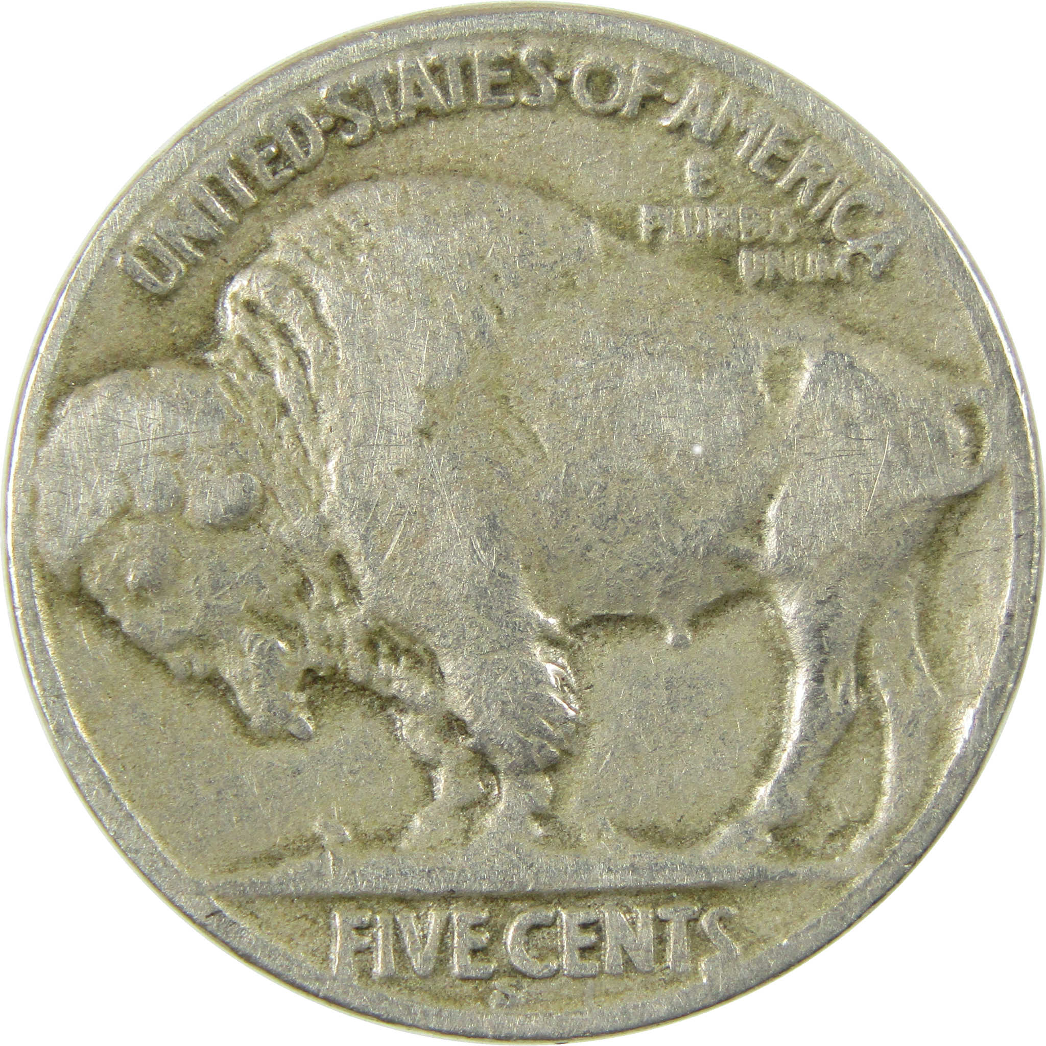 1927 S Indian Head Buffalo Nickel F Fine Details 5c Coin SKU:I28330