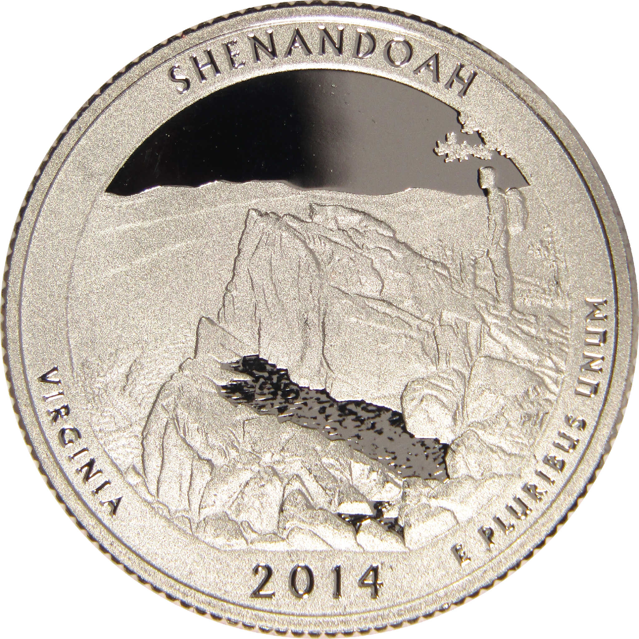 2014 S Shenandoah National Park Quarter Clad 25c Proof Coin