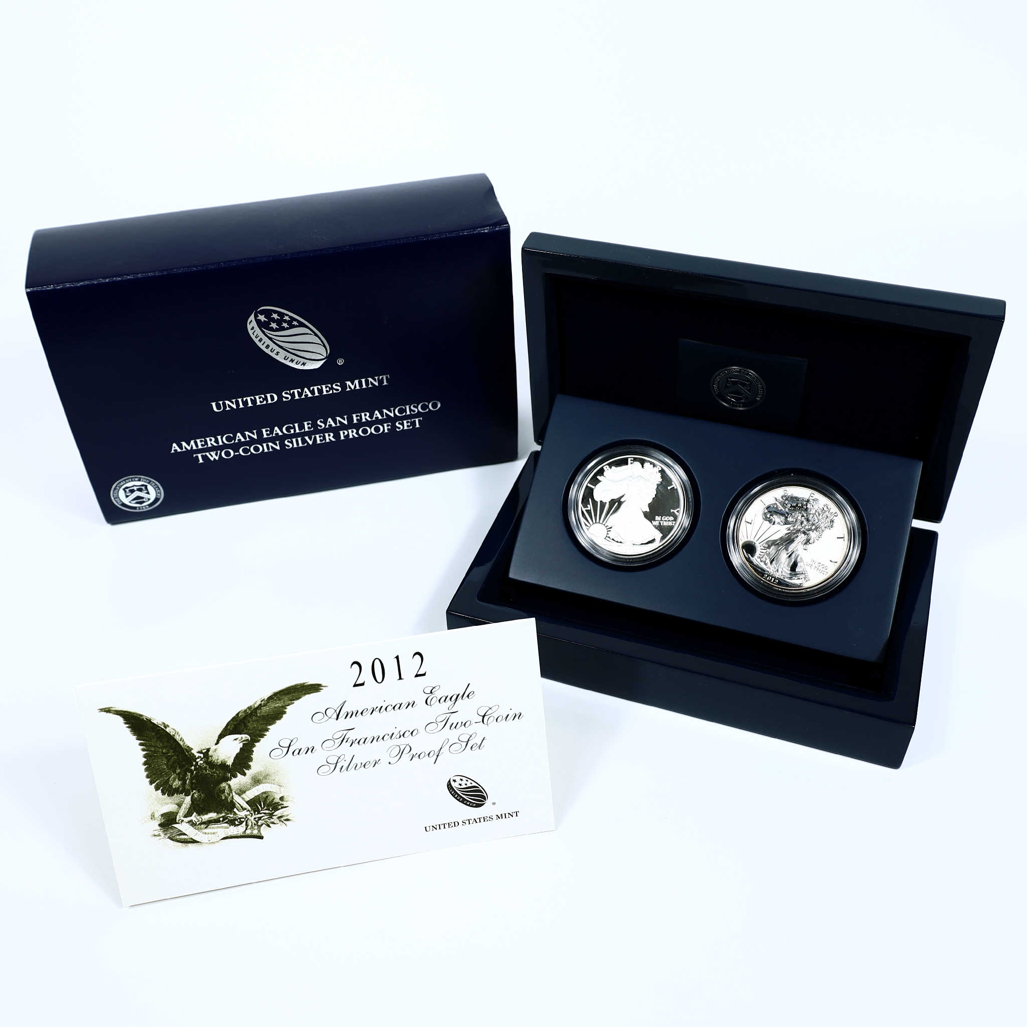 2012 American Eagle San Fancisco Silver Proof Set OGP COA SKU:CPC5845