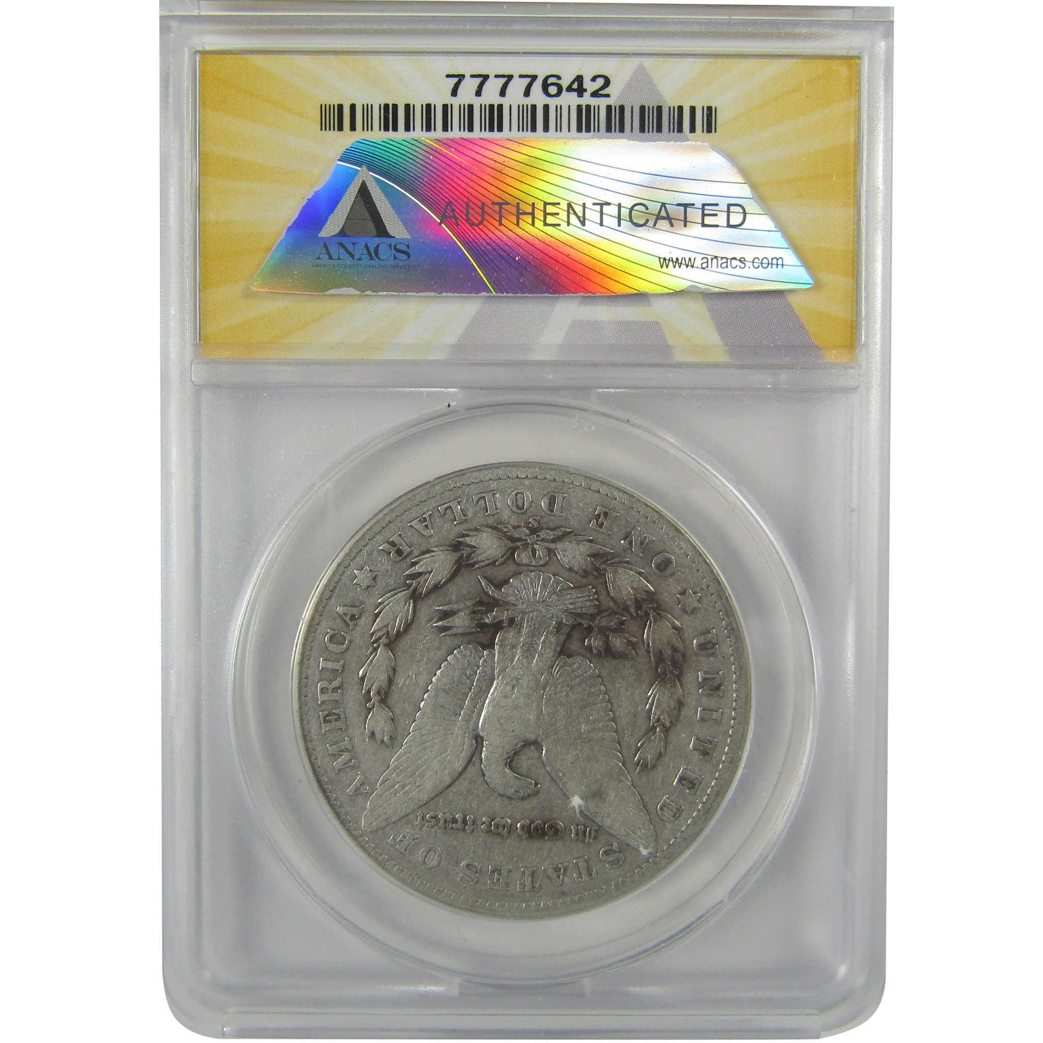 1902 S Morgan Dollar F 12 Details ANACS Silver $1 Coin SKU:I21669 - Morgan coin - Morgan silver dollar - Morgan silver dollar for sale - Profile Coins &amp; Collectibles