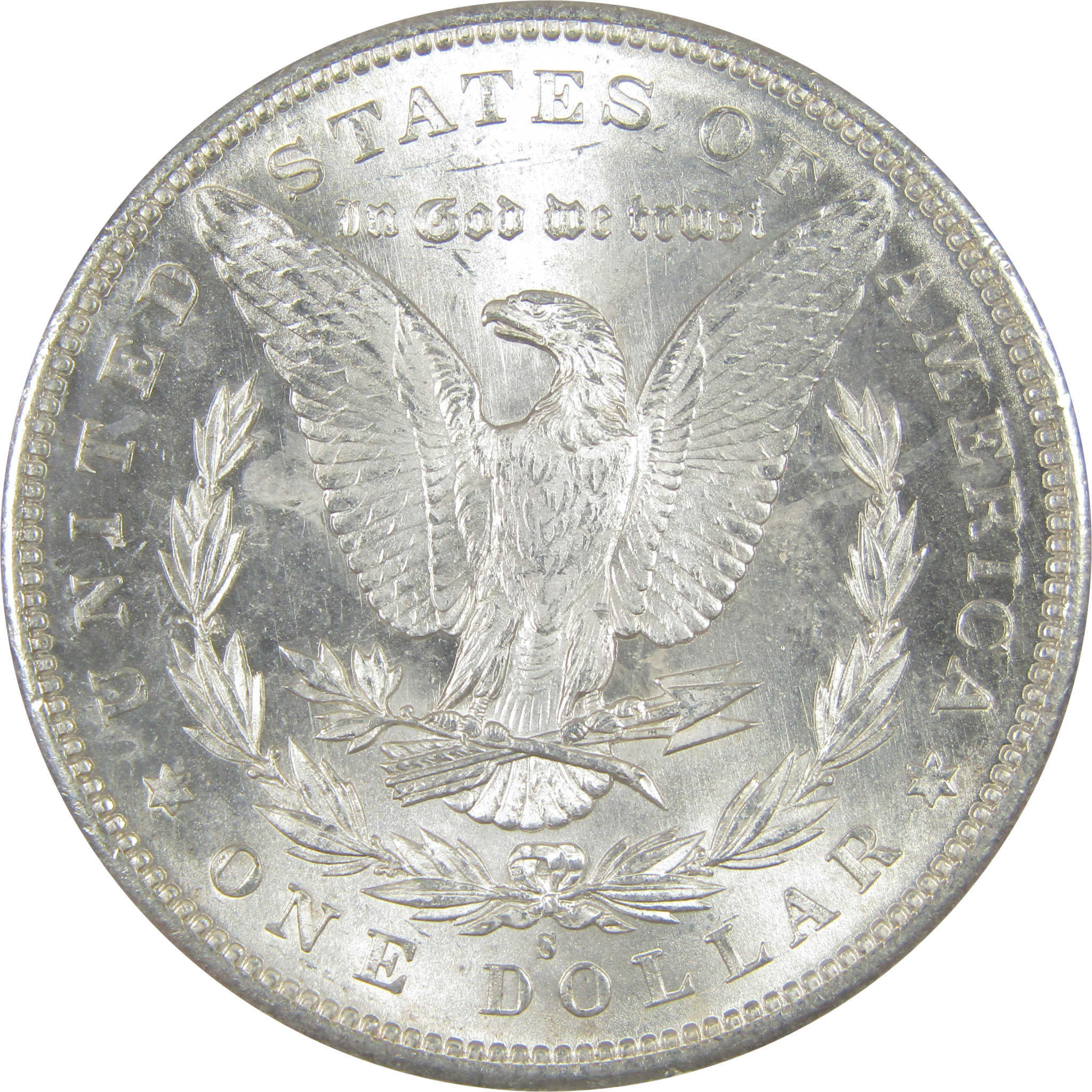 1897 S Morgan Dollar BU Choice Uncirculated Silver $1 Coin SKU:I17310 - Morgan coin - Morgan silver dollar - Morgan silver dollar for sale - Profile Coins &amp; Collectibles