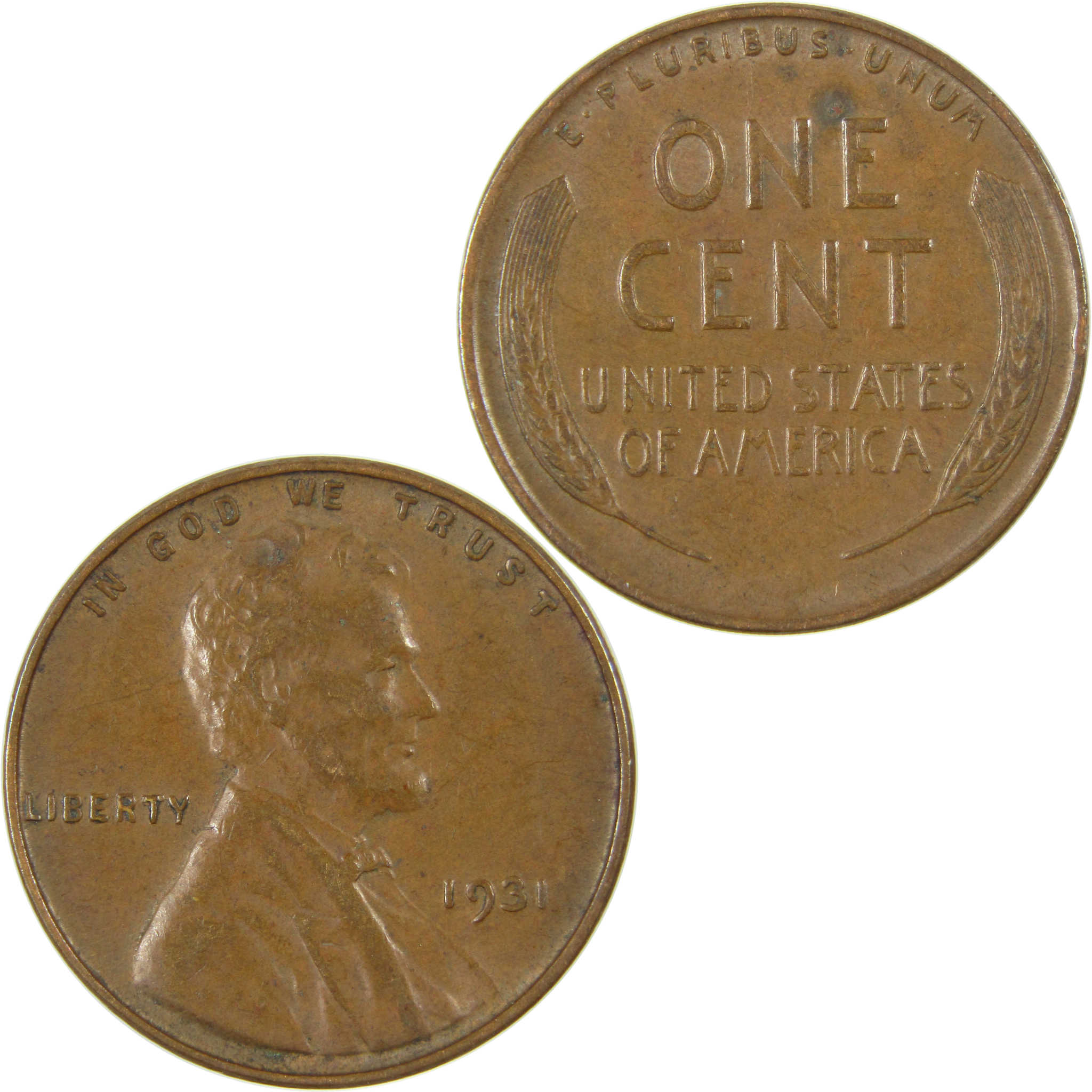 1931 Lincoln Wheat Cent XF EF Extremely Fine Penny 1c Coin SKU:I27289