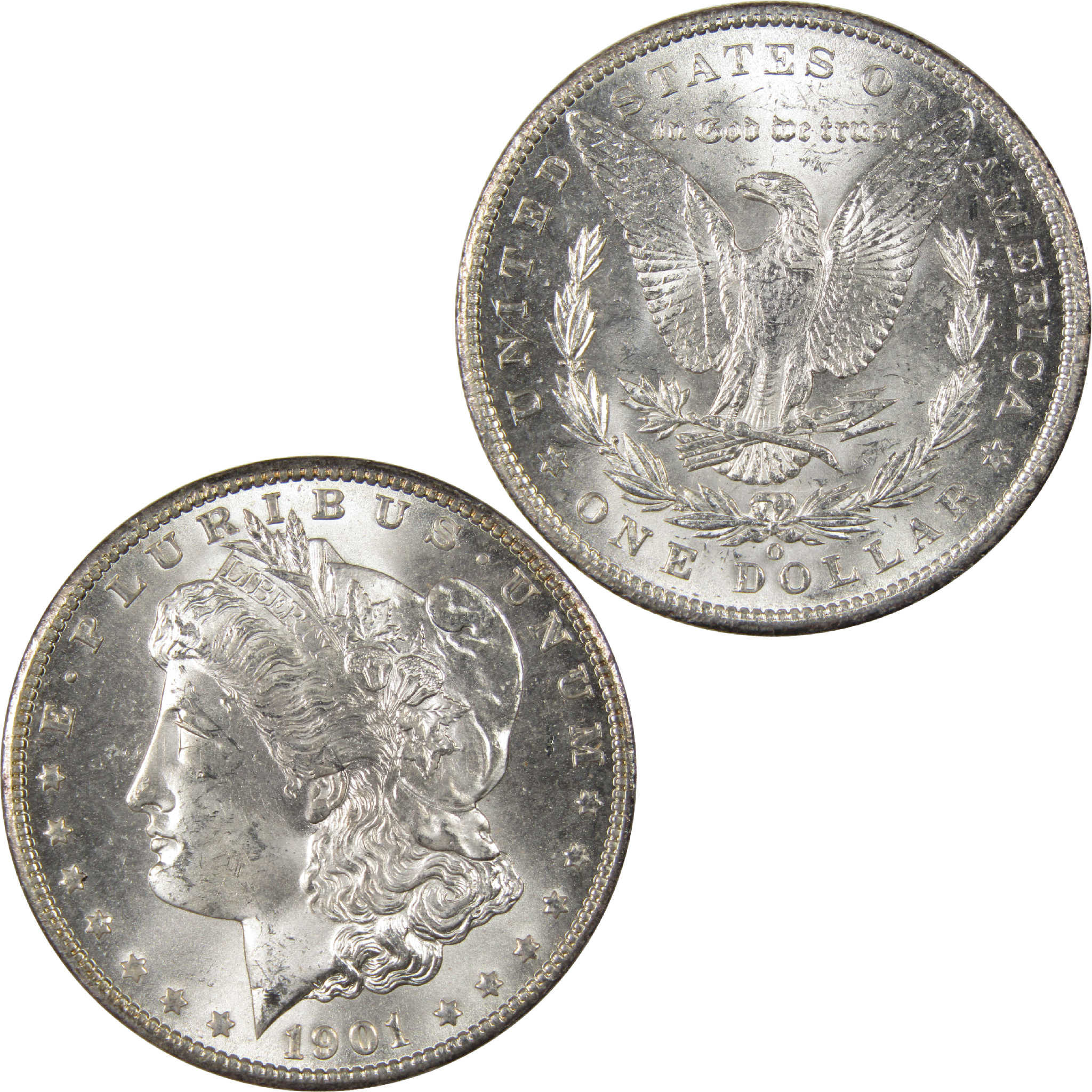 1901 O Morgan Dollar Uncirculated Silver $1 Coin - Morgan coin - Morgan silver dollar - Morgan silver dollar for sale - Profile Coins &amp; Collectibles