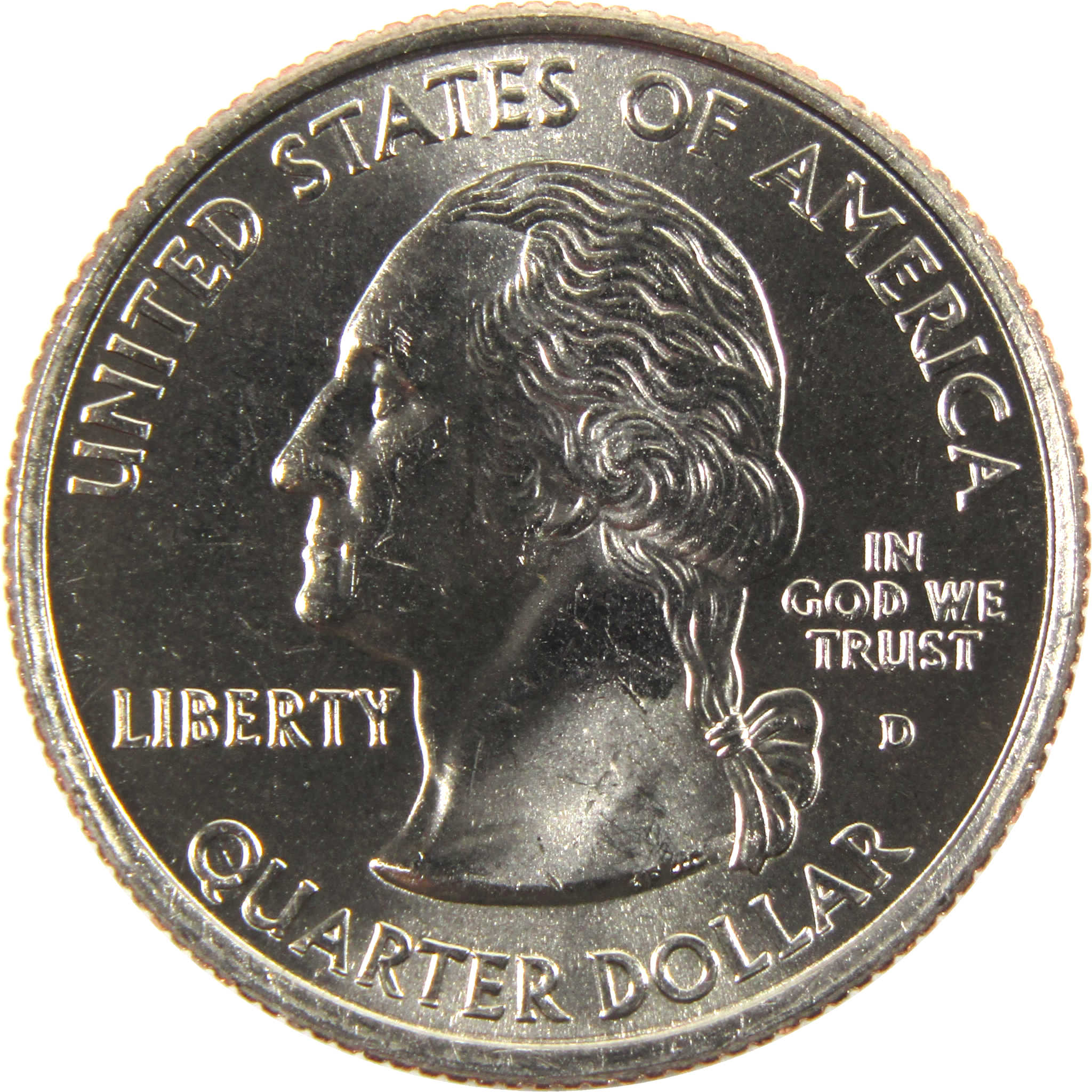 2008 D Arizona State Quarter BU Uncirculated Clad 25c Coin