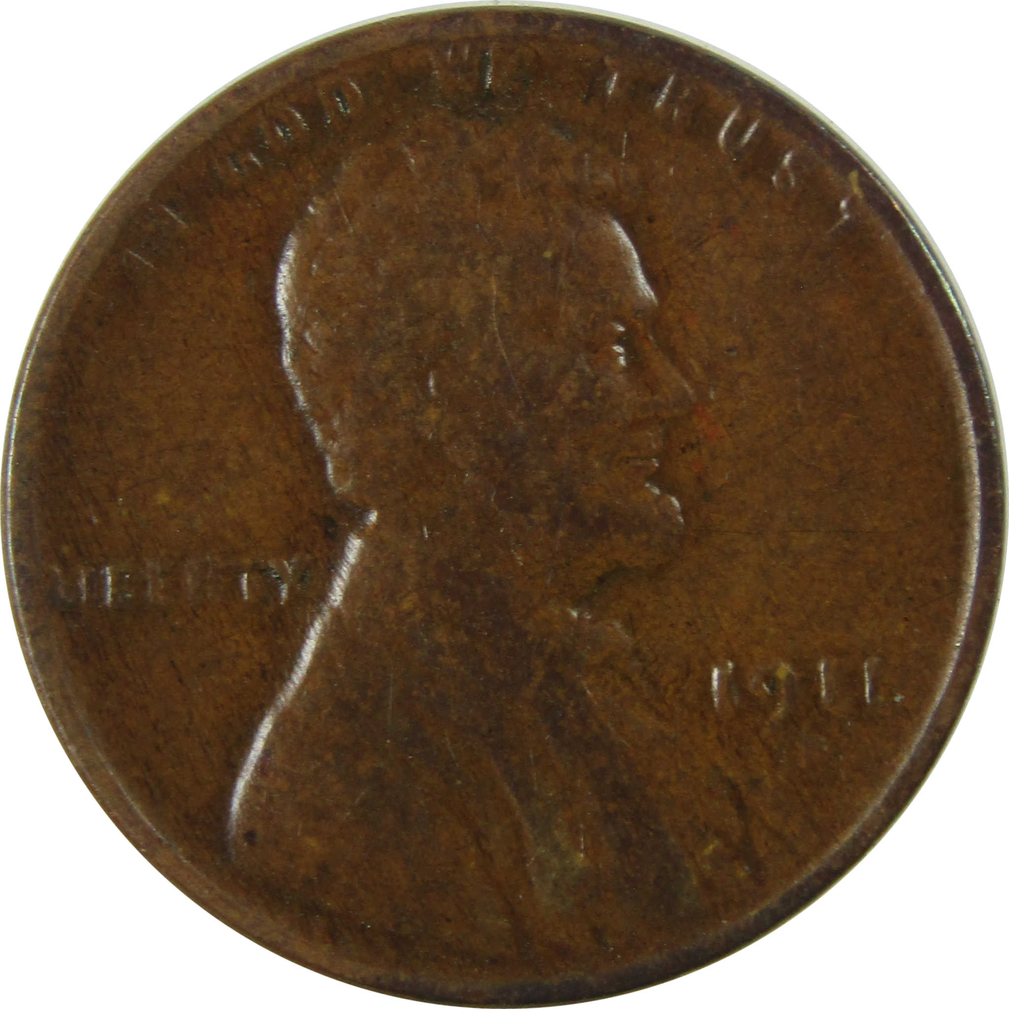 1911 D Lincoln Wheat Cent F Fine Penny 1c Coin SKU:I26217