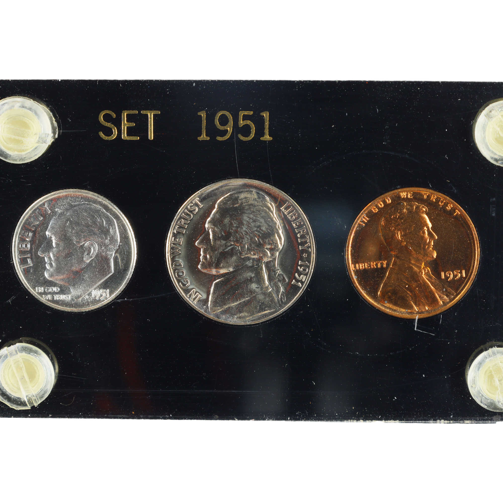 1951 U.S Mint Proof Set 5 Piece Silver Proof Set SKU:I11955