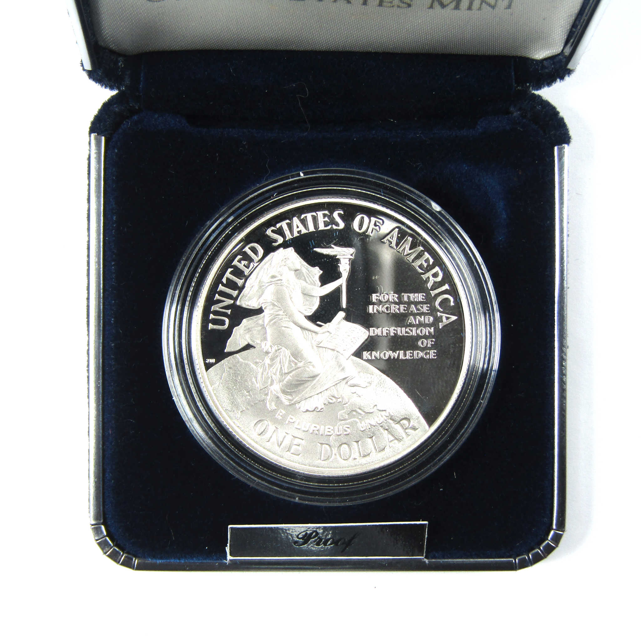 Smithsonian Commemorative 1996 P Silver $1 Proof OGP COA SKU:CPC6577