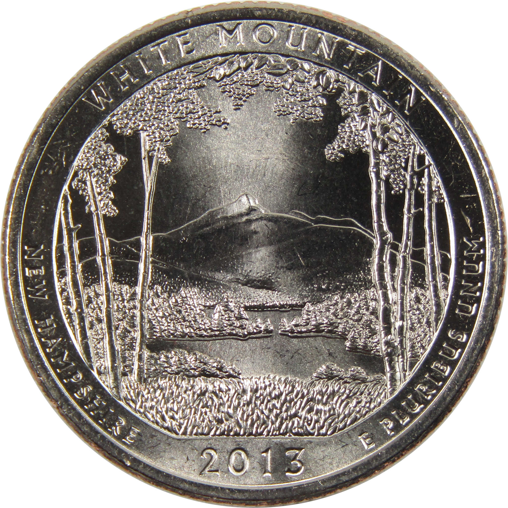 2013 P White Mountain National Forest Quarter BU Uncirculated Clad 25c