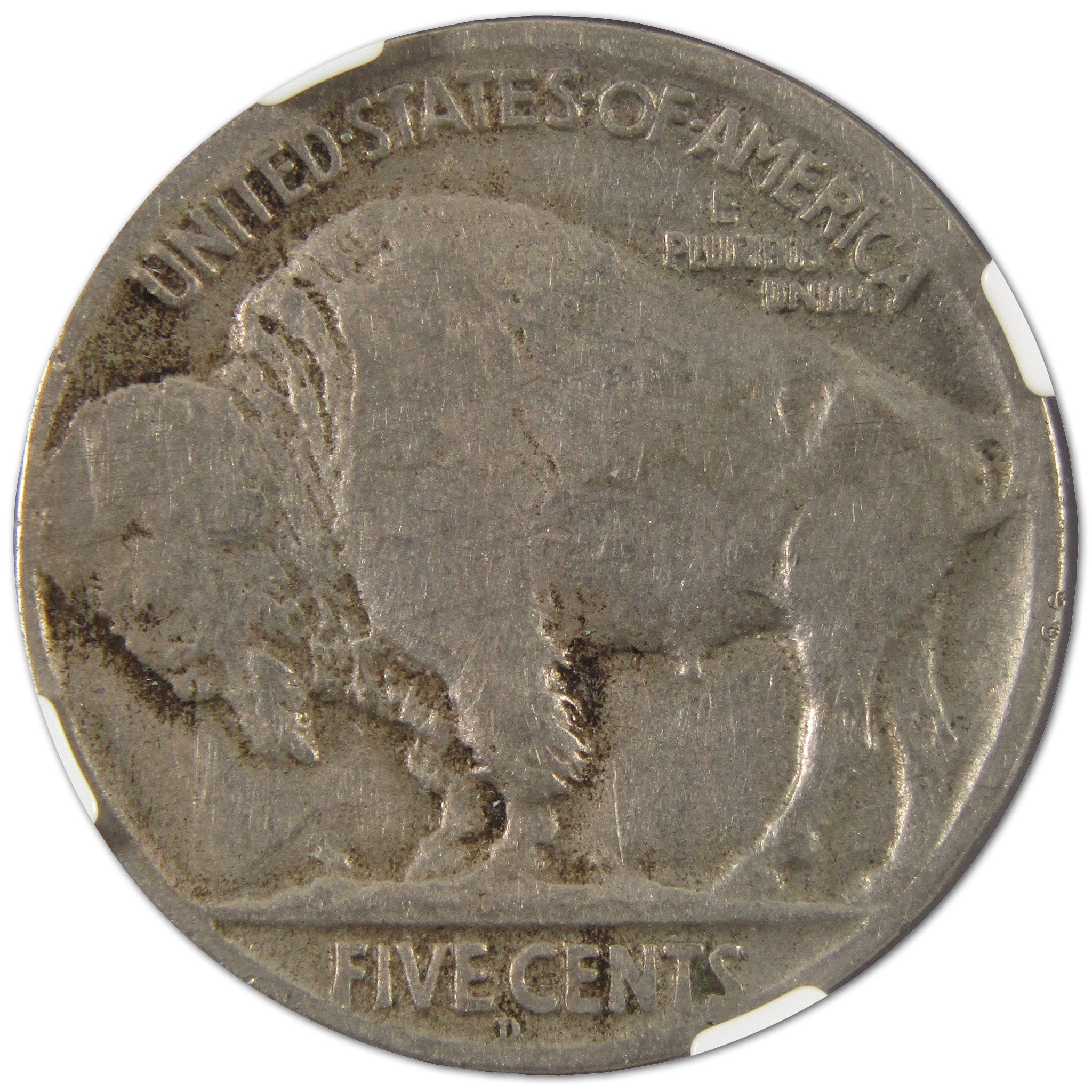 1917 D Indian Head Buffalo Nickel VG 10 NGC 5c Coin SKU:I10770