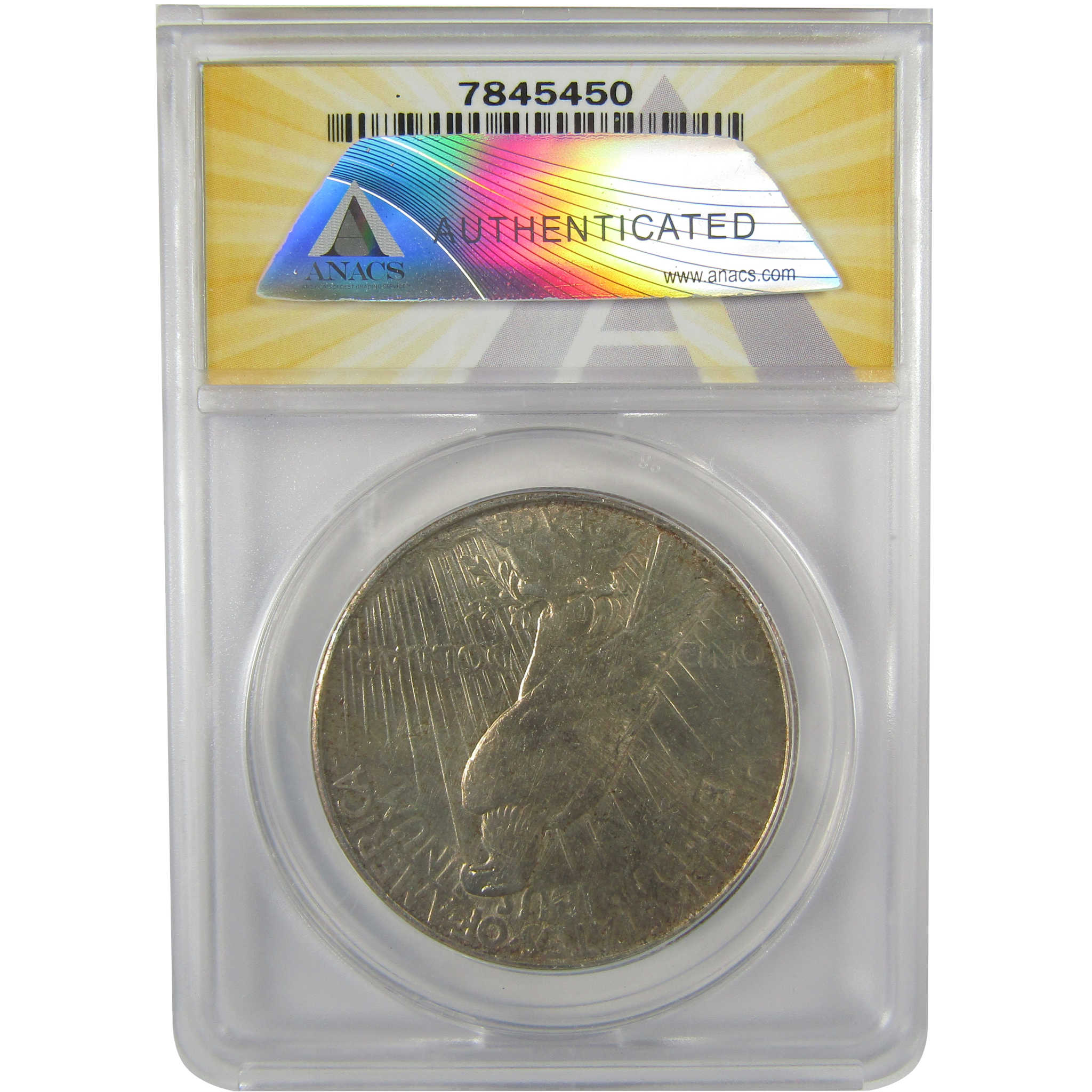 1935 S Peace Dollar AU 55 Details ANACS Silver $1 Coin SKU:I21631