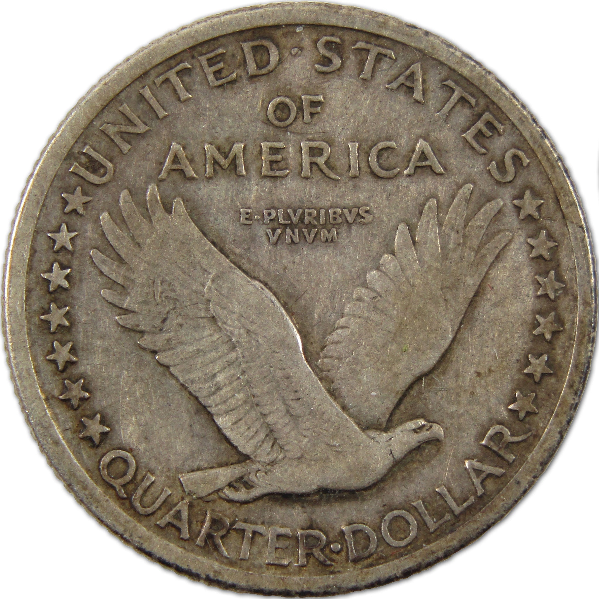 1917 D Type 1 Standing Liberty Quarter XF EF Extremely Fine SKU:I10384