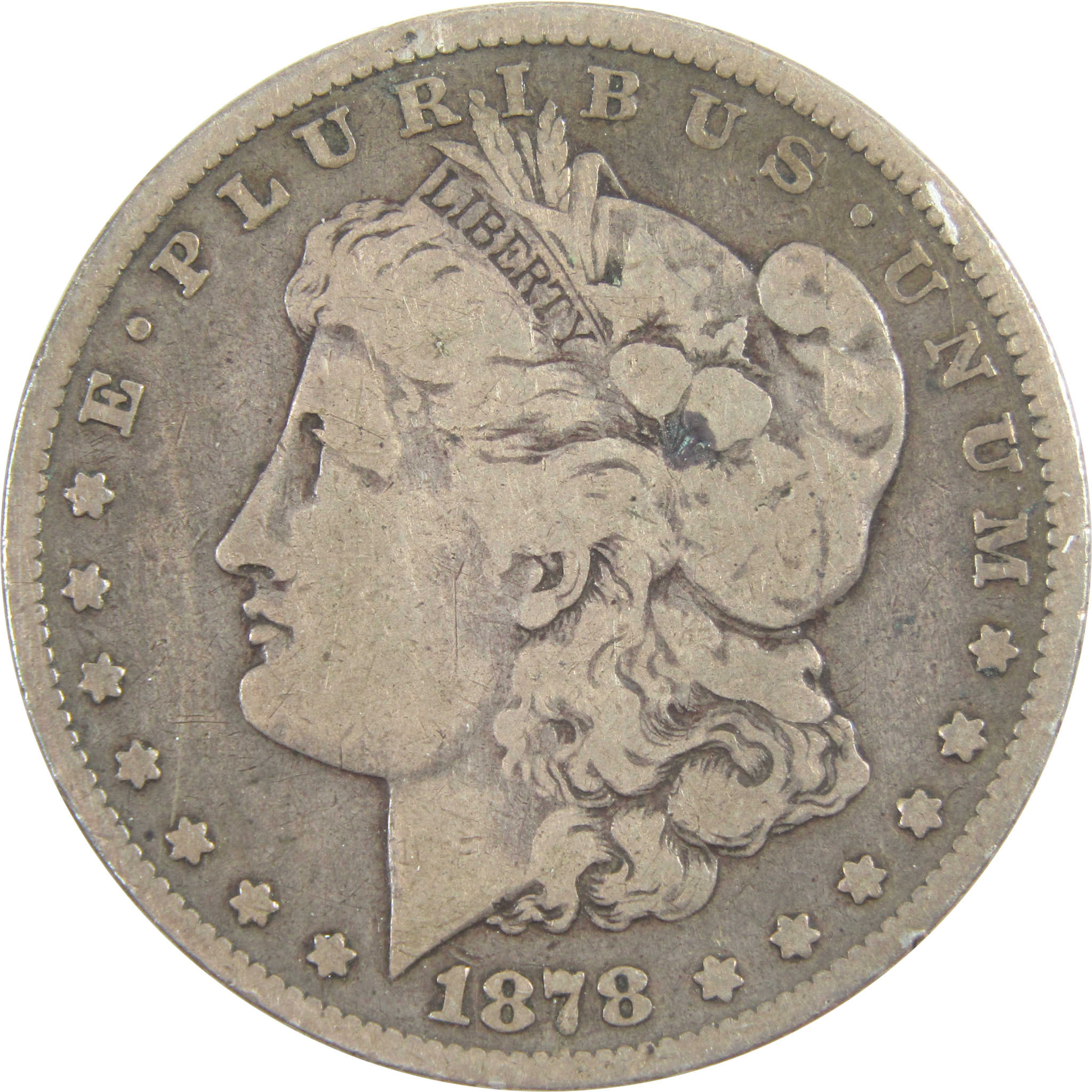 1878 7TF Rev 79 Morgan Dollar VG Very Good Silver $1 Coin SKU:CPC7915 - Morgan coin - Morgan silver dollar - Morgan silver dollar for sale - Profile Coins &amp; Collectibles