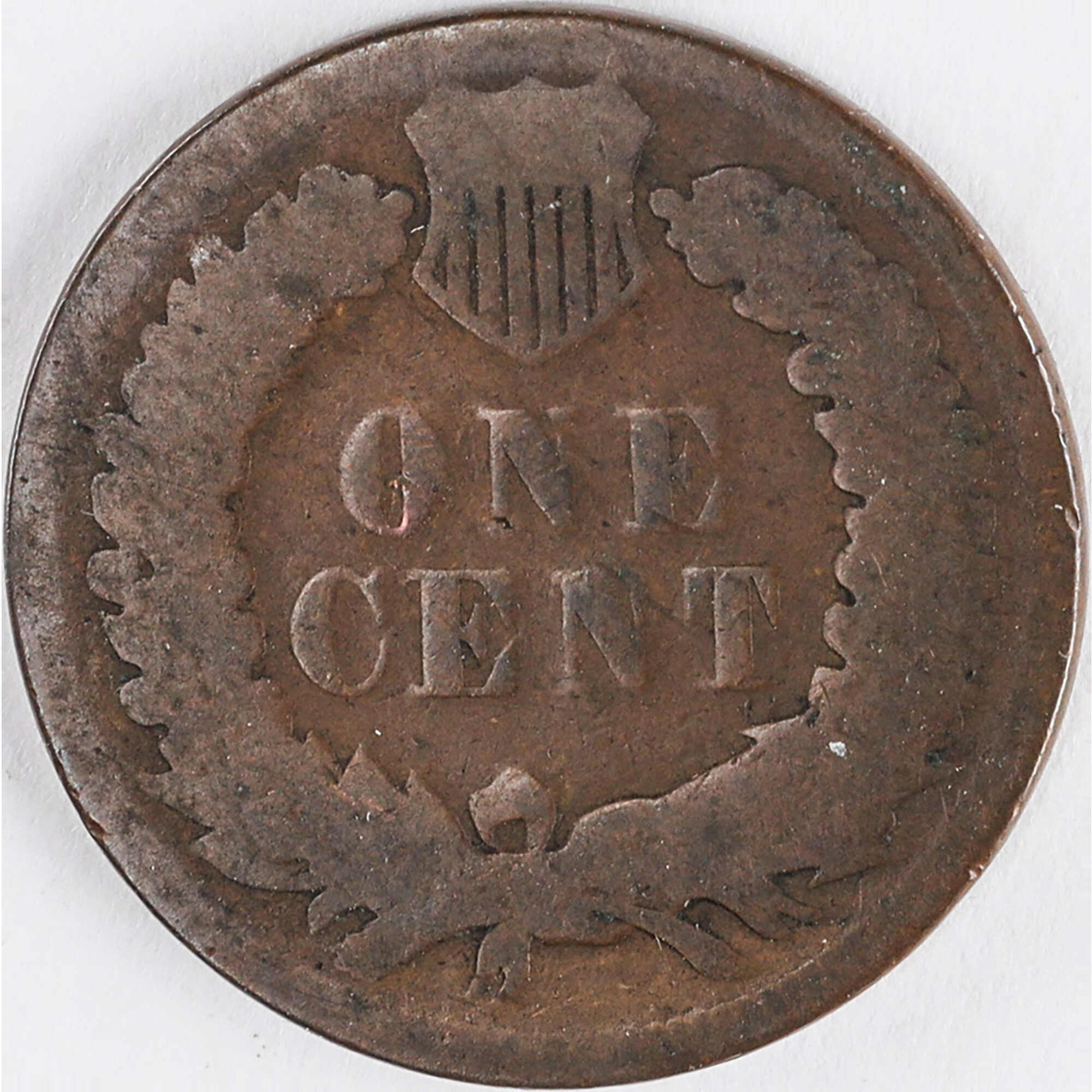 1883 Indian Head Cent AG About Good Penny 1c Coin SKU:I12384