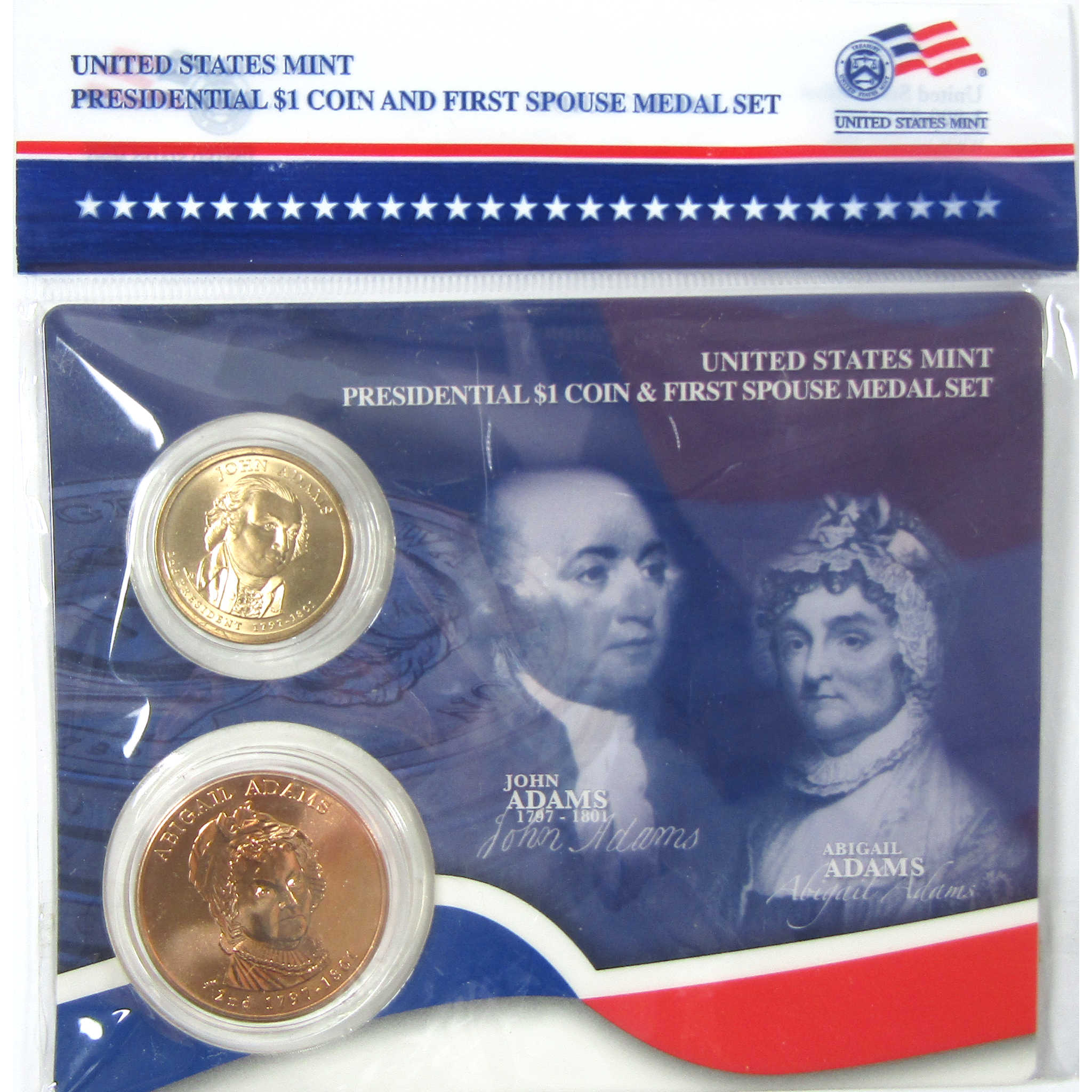 2007 John Adams First Spouse 2 Piece Set Unc SKU:CPC8977