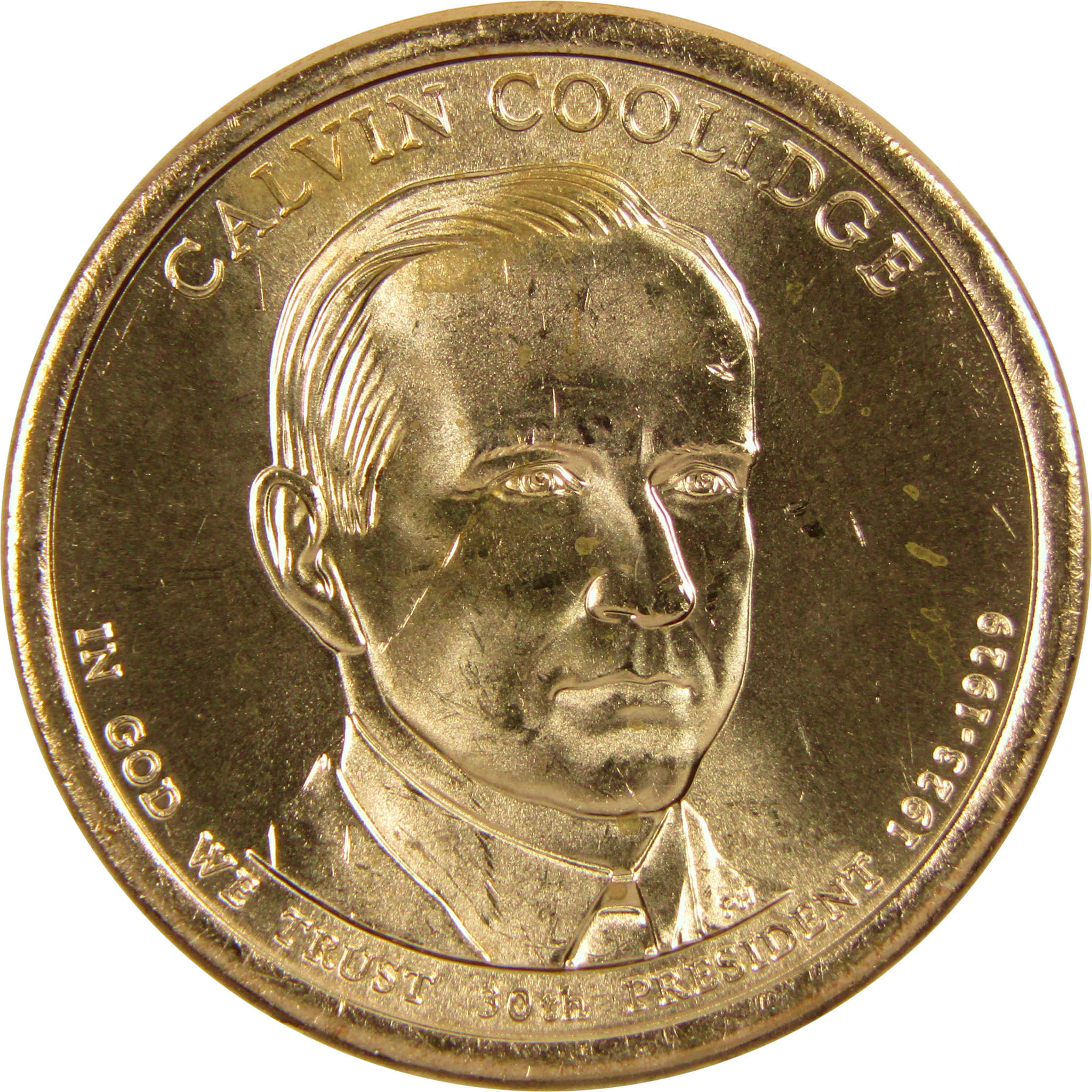 2014 D Calvin Coolidge Presidential Dollar BU Uncirculated $1 Coin