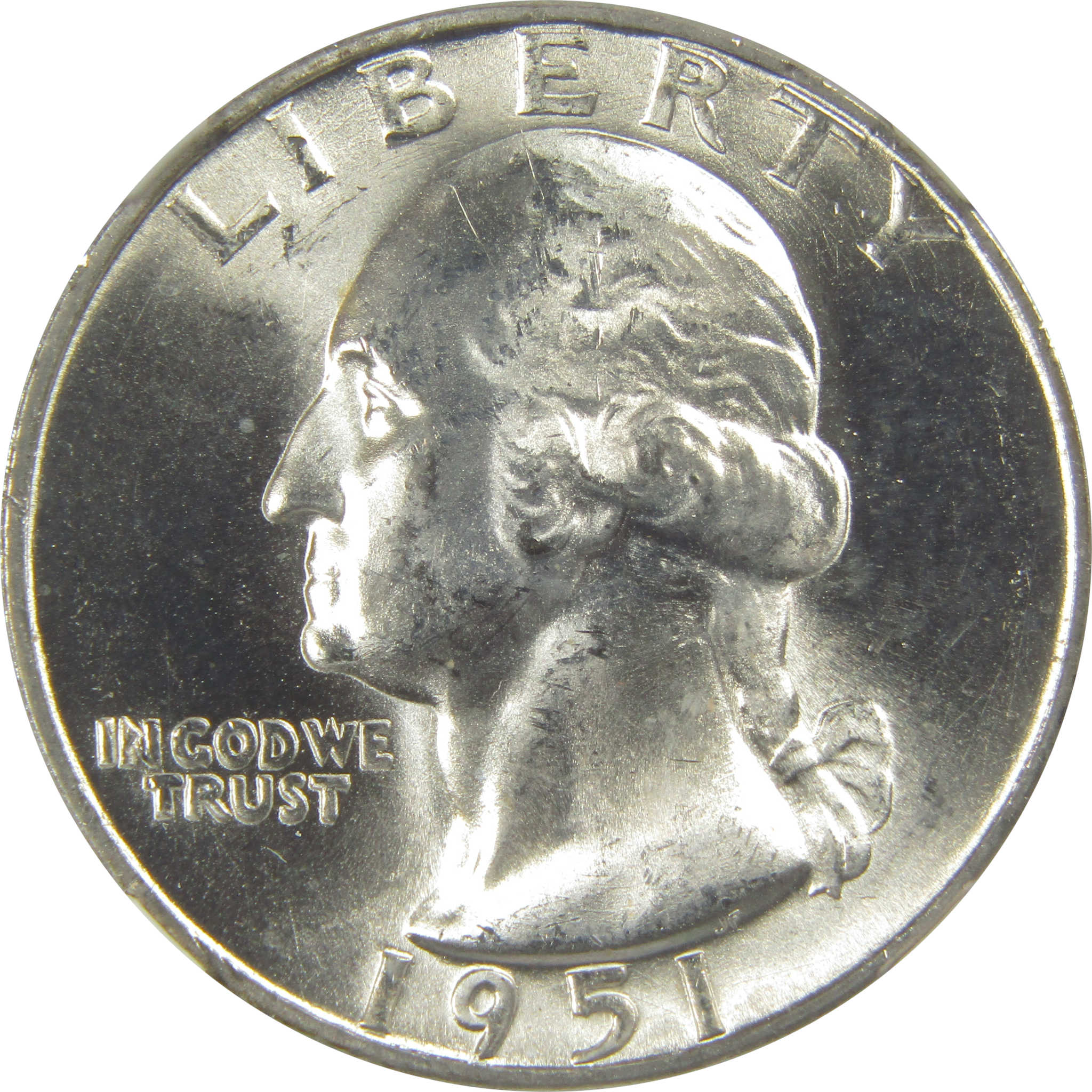 1951 S Washington Quarter MS 66 NGC Silver Bag Fragment SKU:I20520