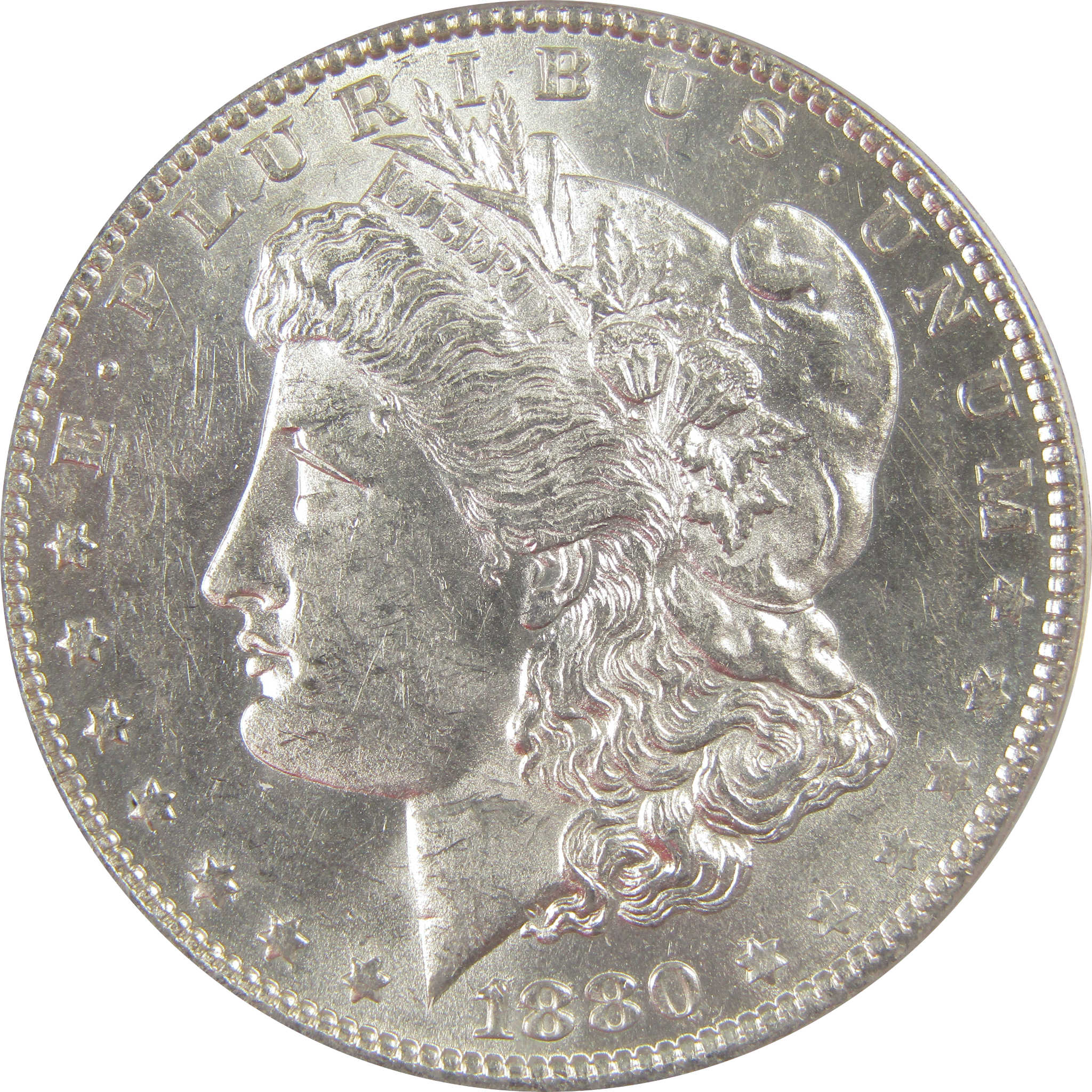 1880 O Morgan Dollar AU 55 ANACS Silver $1 Coin SKU:I20924 - Morgan coin - Morgan silver dollar - Morgan silver dollar for sale - Profile Coins &amp; Collectibles