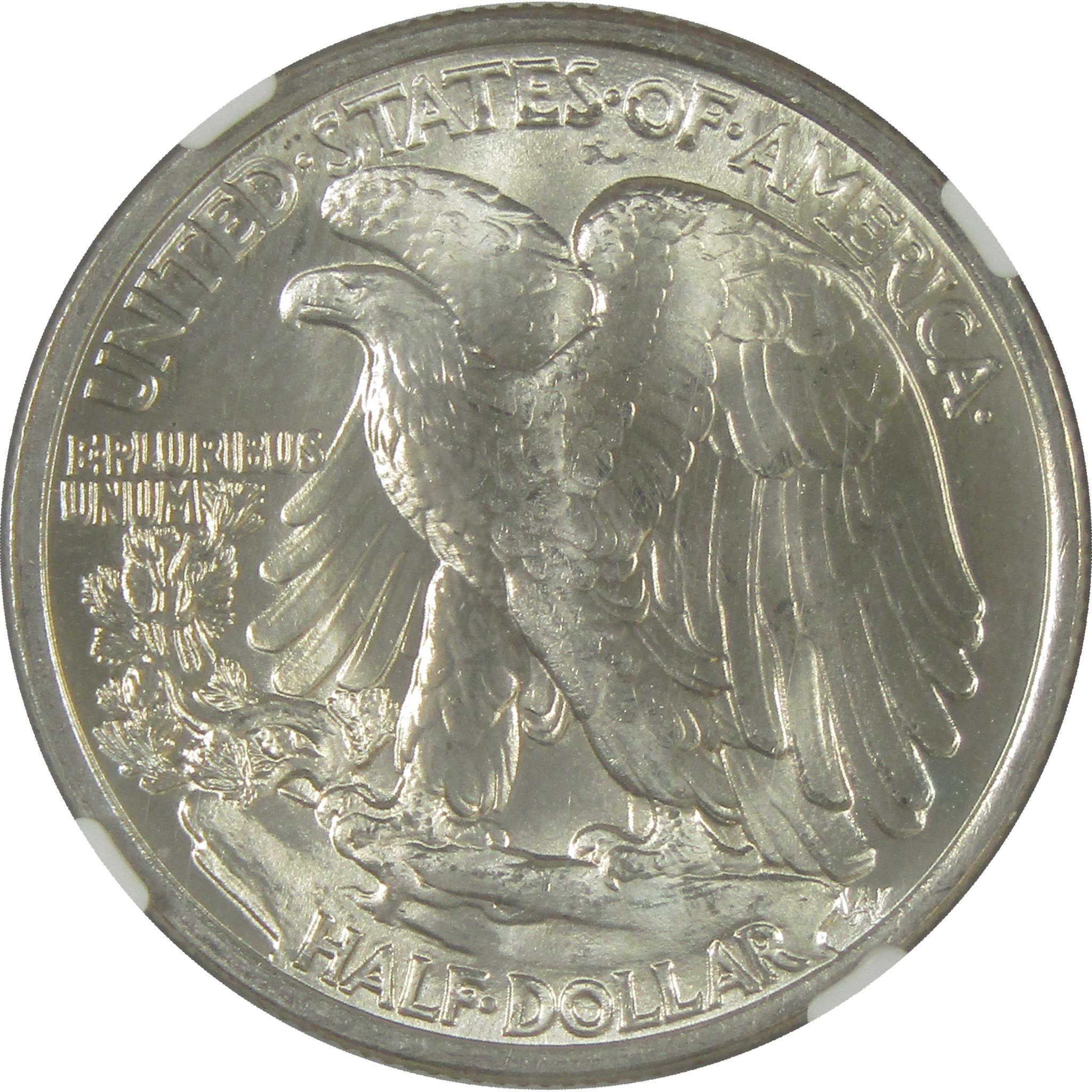 1937 Liberty Walking Silver Half Dollar MS 64 NGC Uncirculated