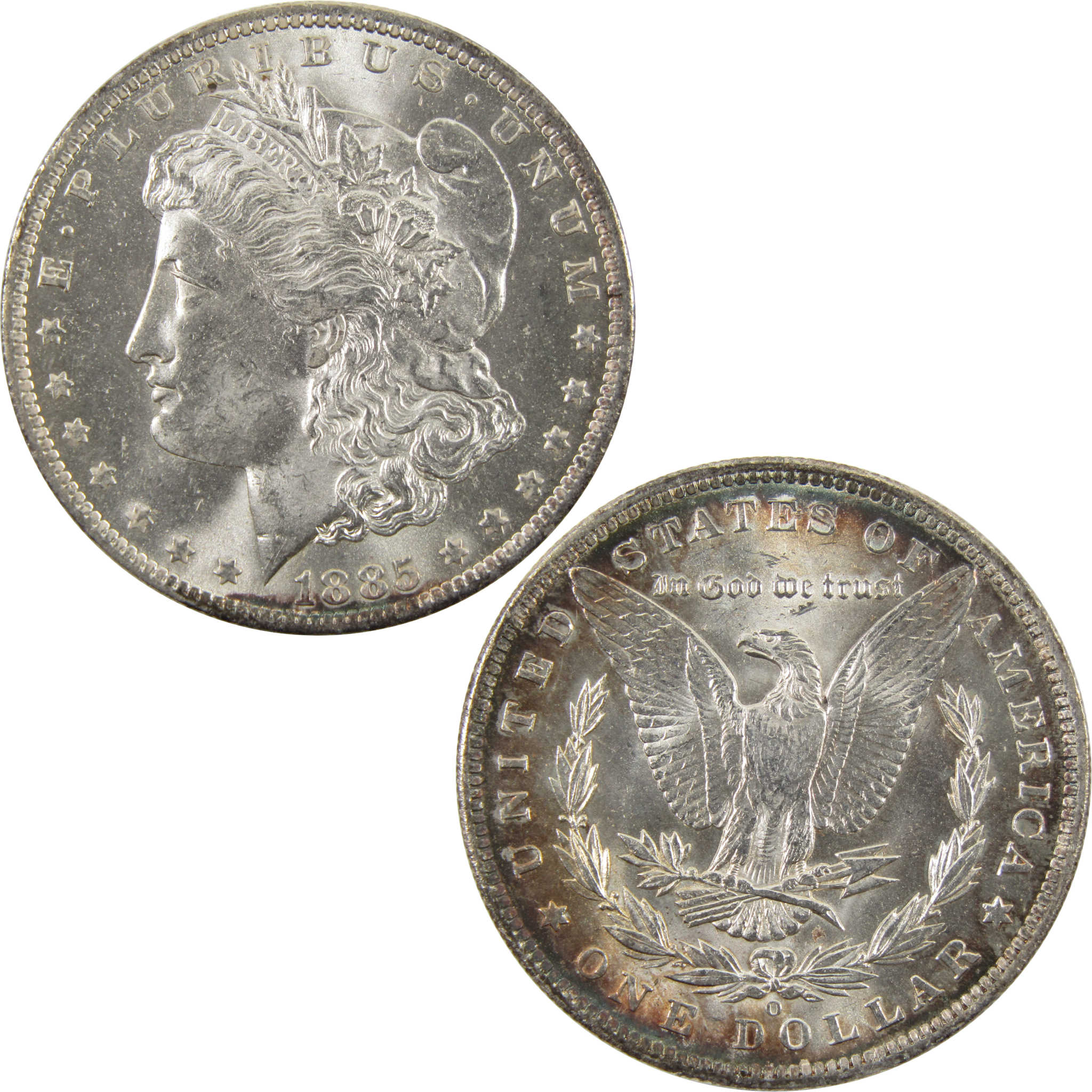 1885 O Morgan Dollar BU Uncirculated 90% Silver Toned SKU:I10617