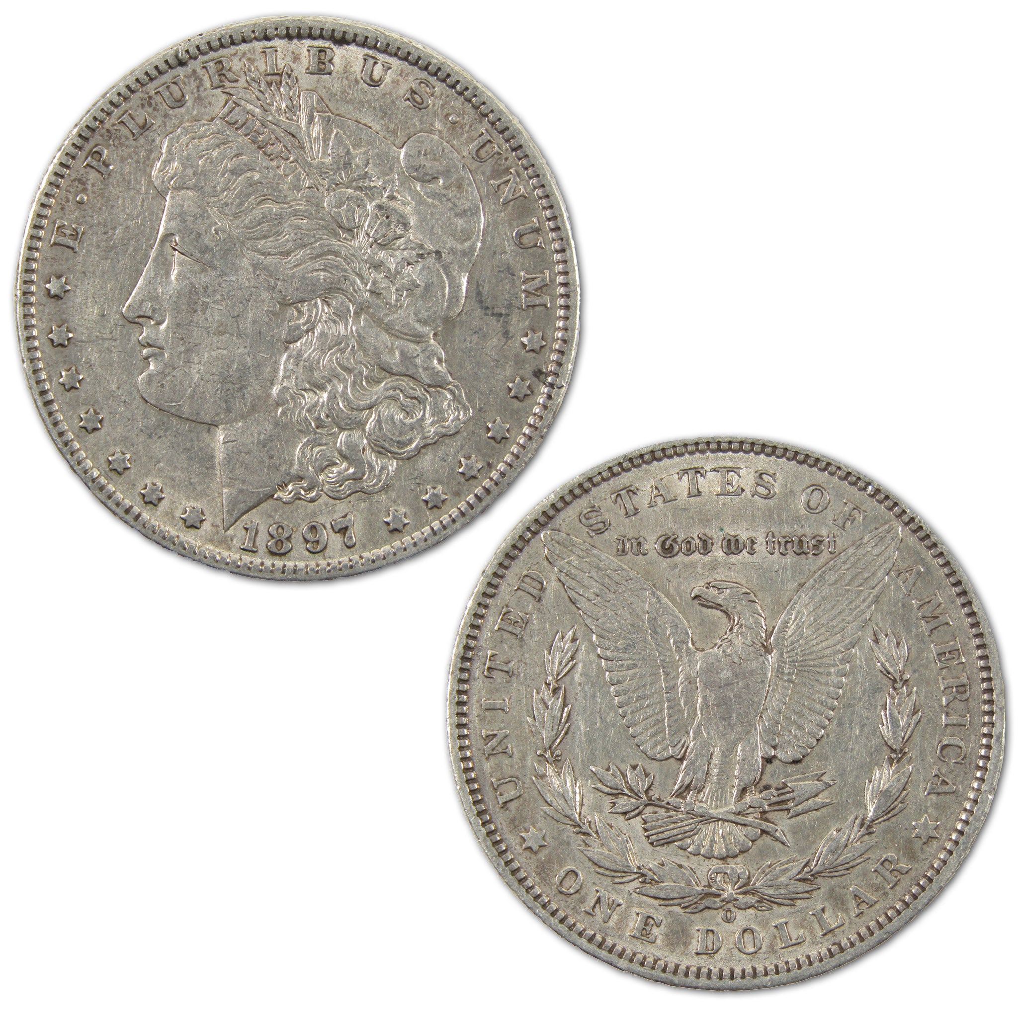 1897 O Morgan Dollar XF EF Extremely Fine Silver $1 Coin SKU:I10762 - Morgan coin - Morgan silver dollar - Morgan silver dollar for sale - Profile Coins &amp; Collectibles